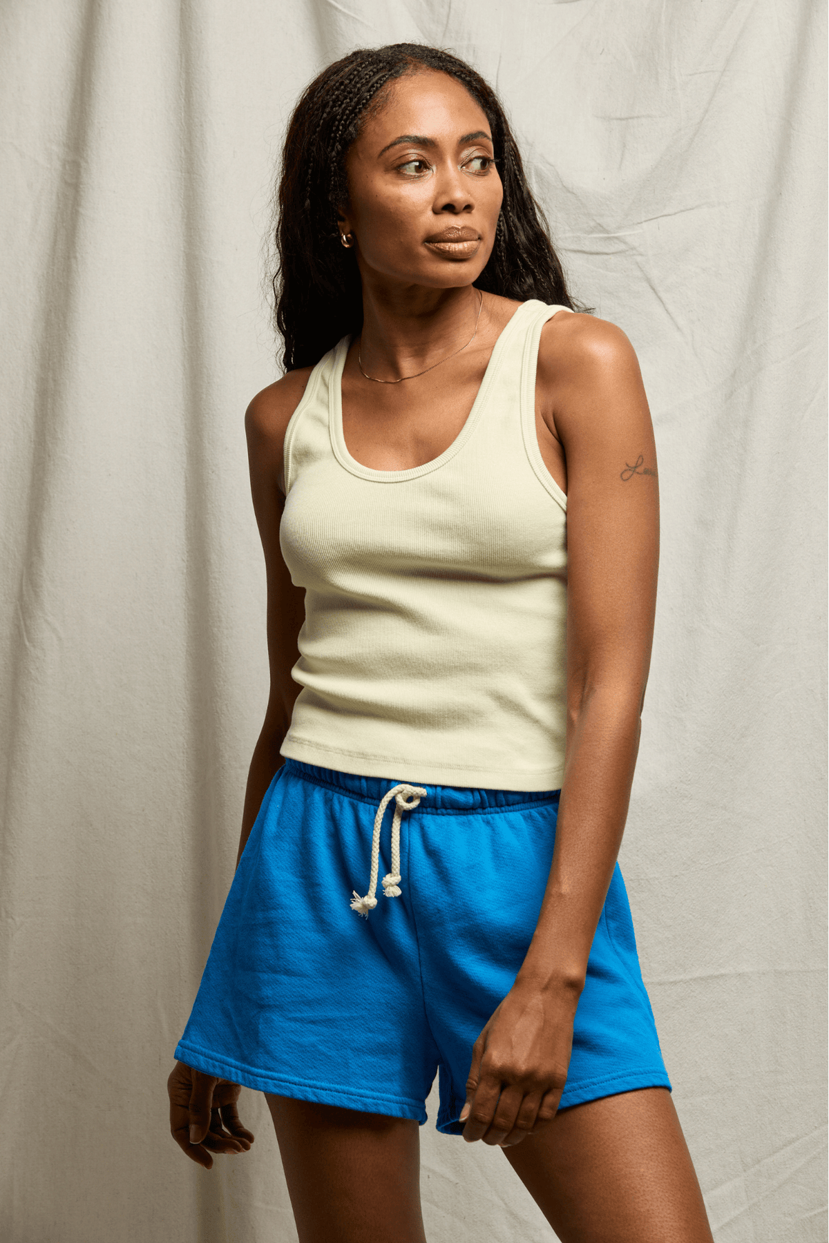 Perfectwhitetee Blondie Tank Custard