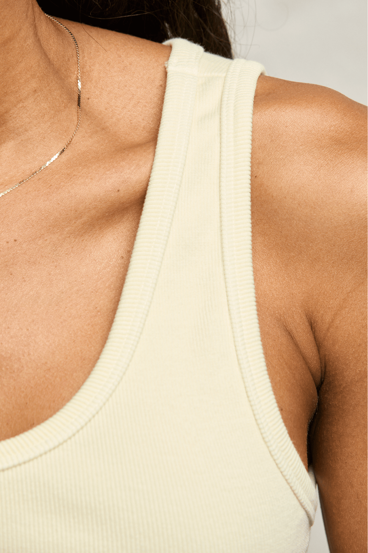 Perfectwhitetee Blondie Tank Custard