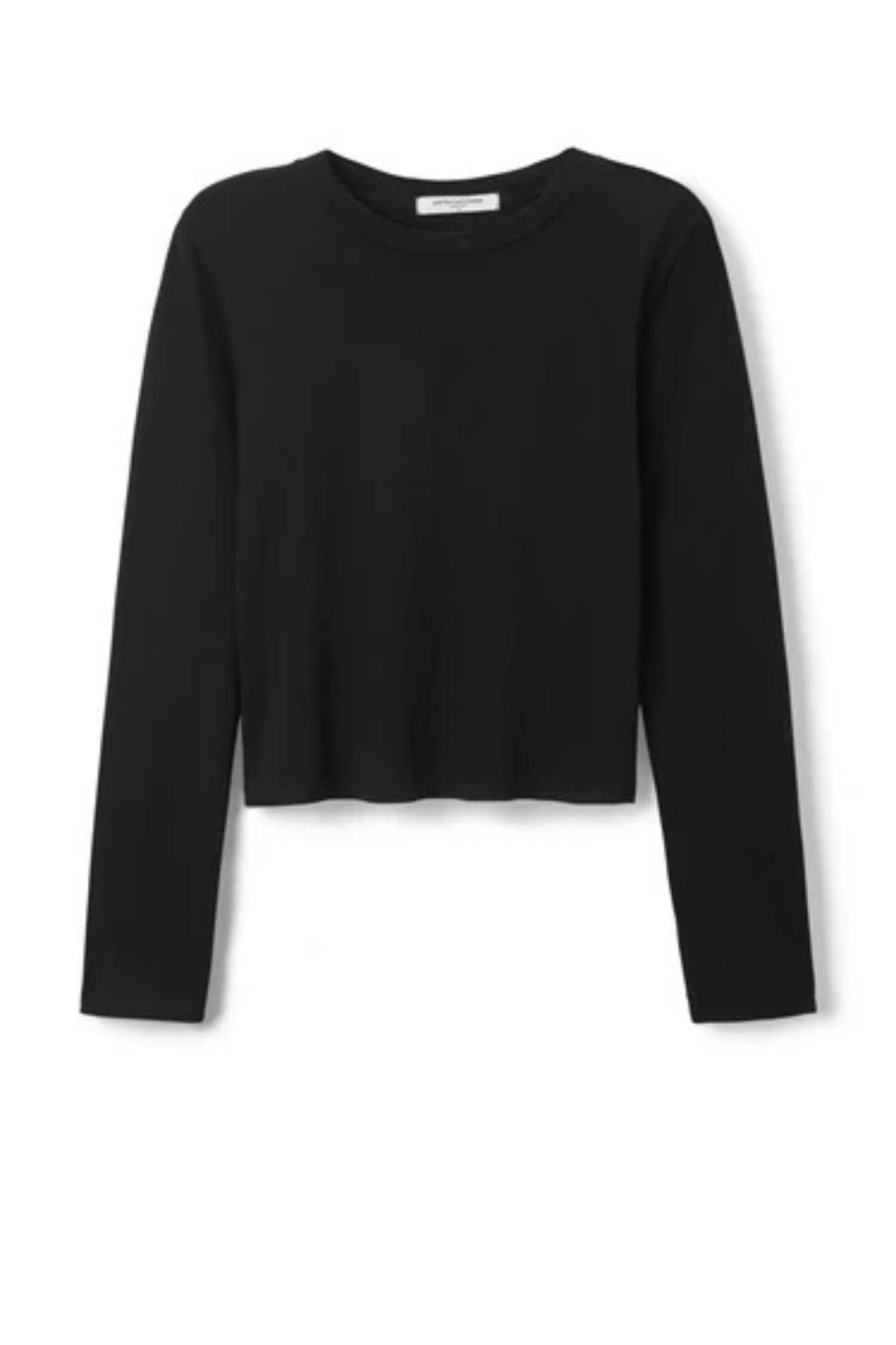 Perfectwhitetee Jamie Recycled Cotton Long Sleeve True Black