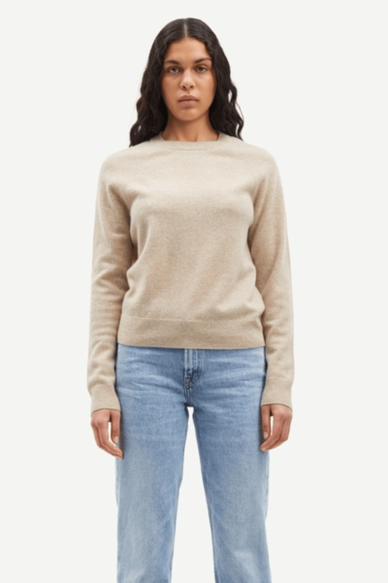 Samsøe Samsøe Boston O-Neck Cream