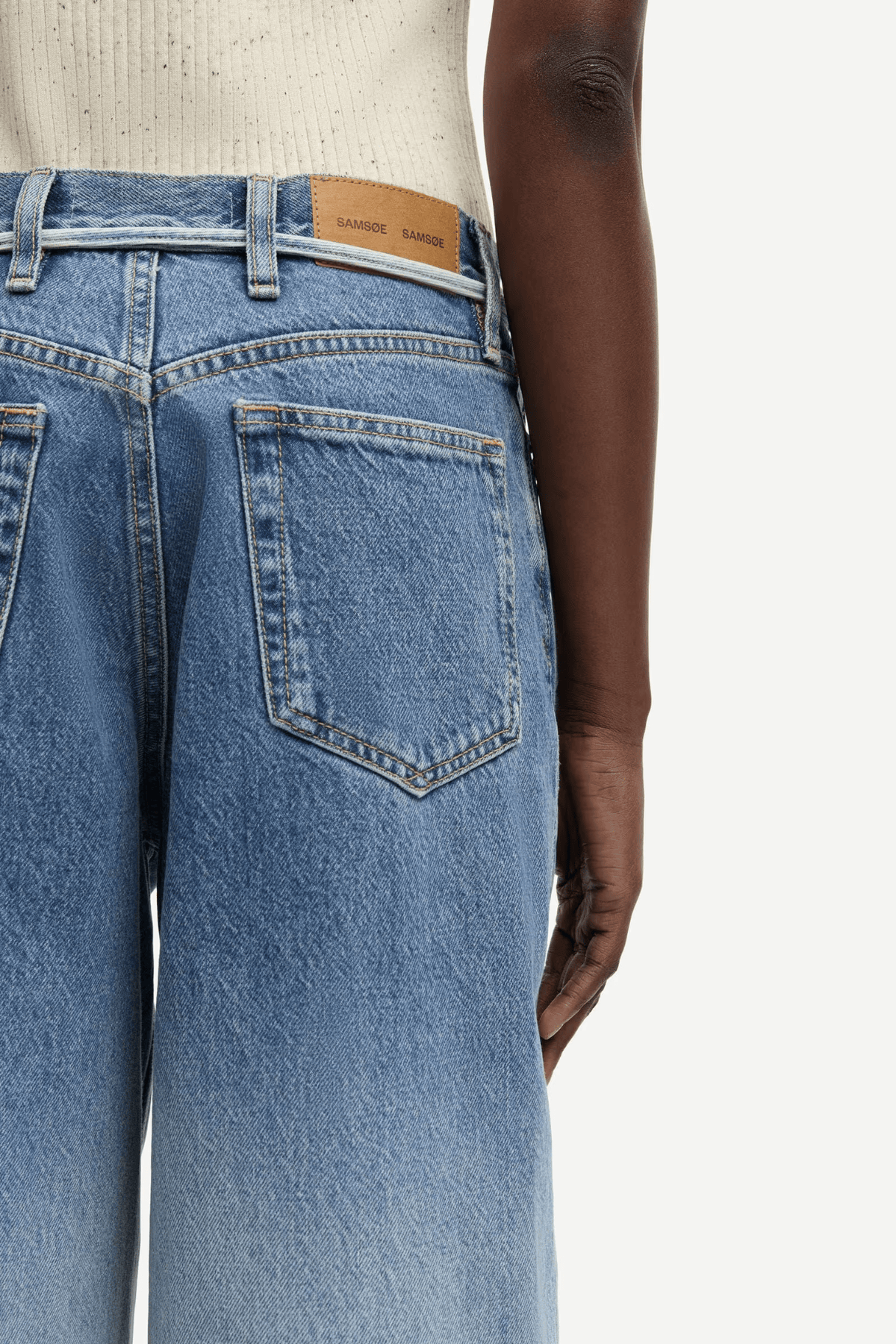 Samsøe Samsøe Saharper Jeans Belt Riverfade 30"