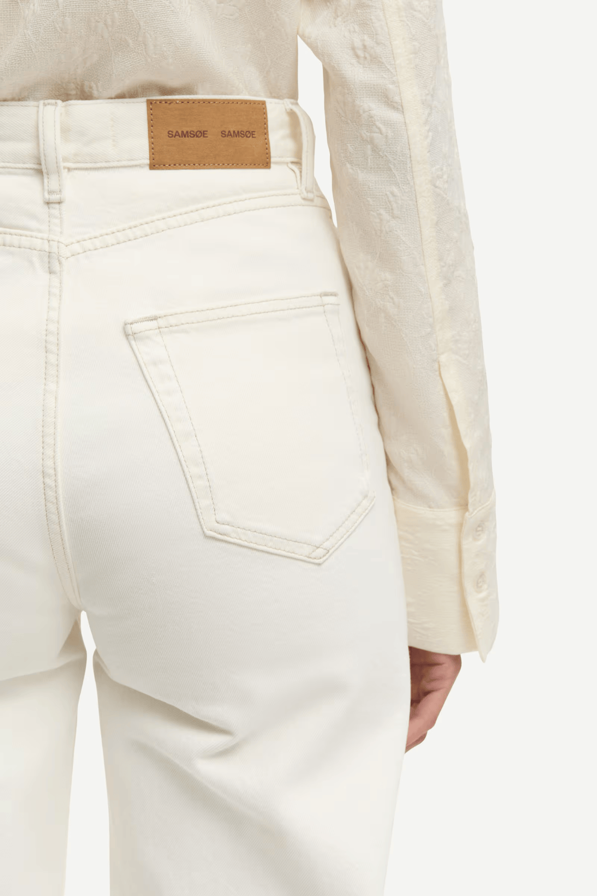 Samsøe Samsøe Sarebecca Jeans Chalk 32"