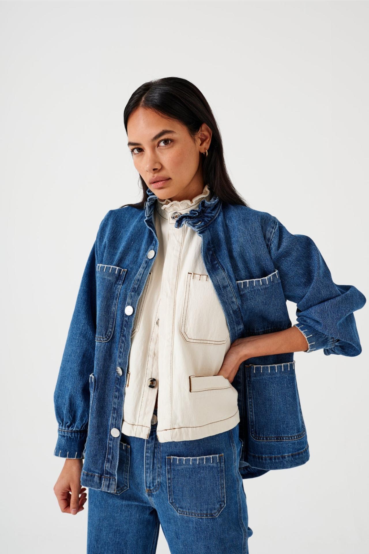 Seventy + Mochi Pablo Vest In Ecru