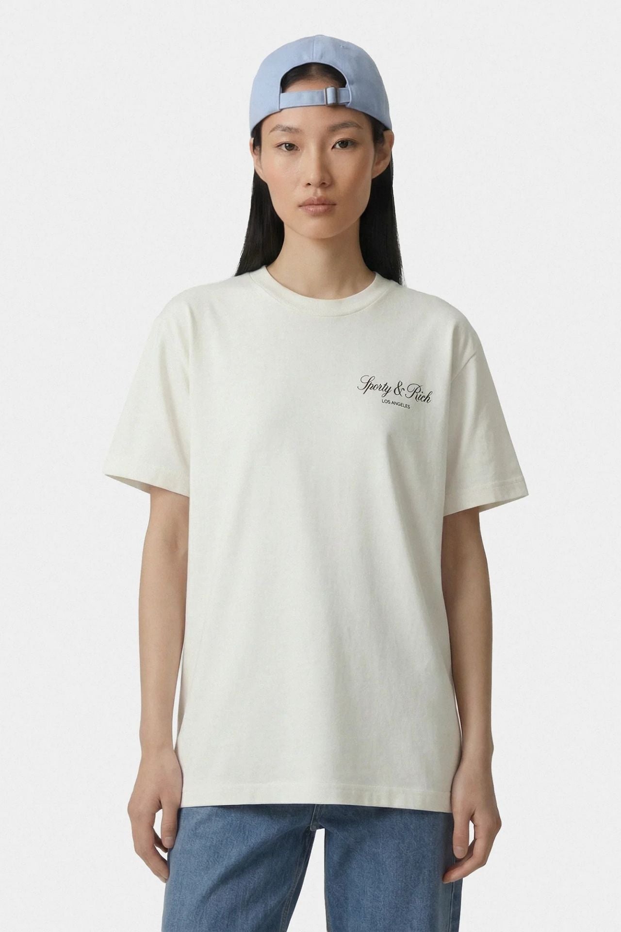 Sporty & Rich Vendome LA Tshirt Ecru
