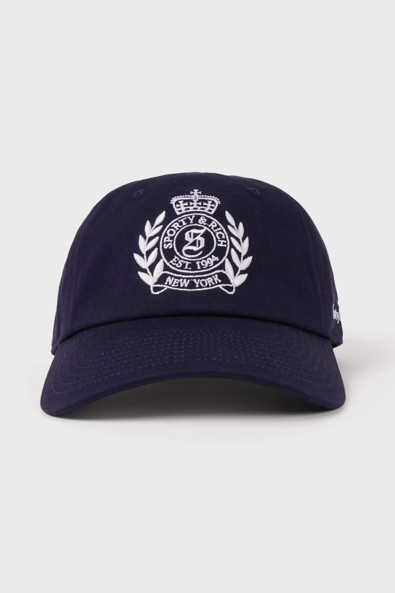 Sporty & Rich NY Crest Hat Dark Navy