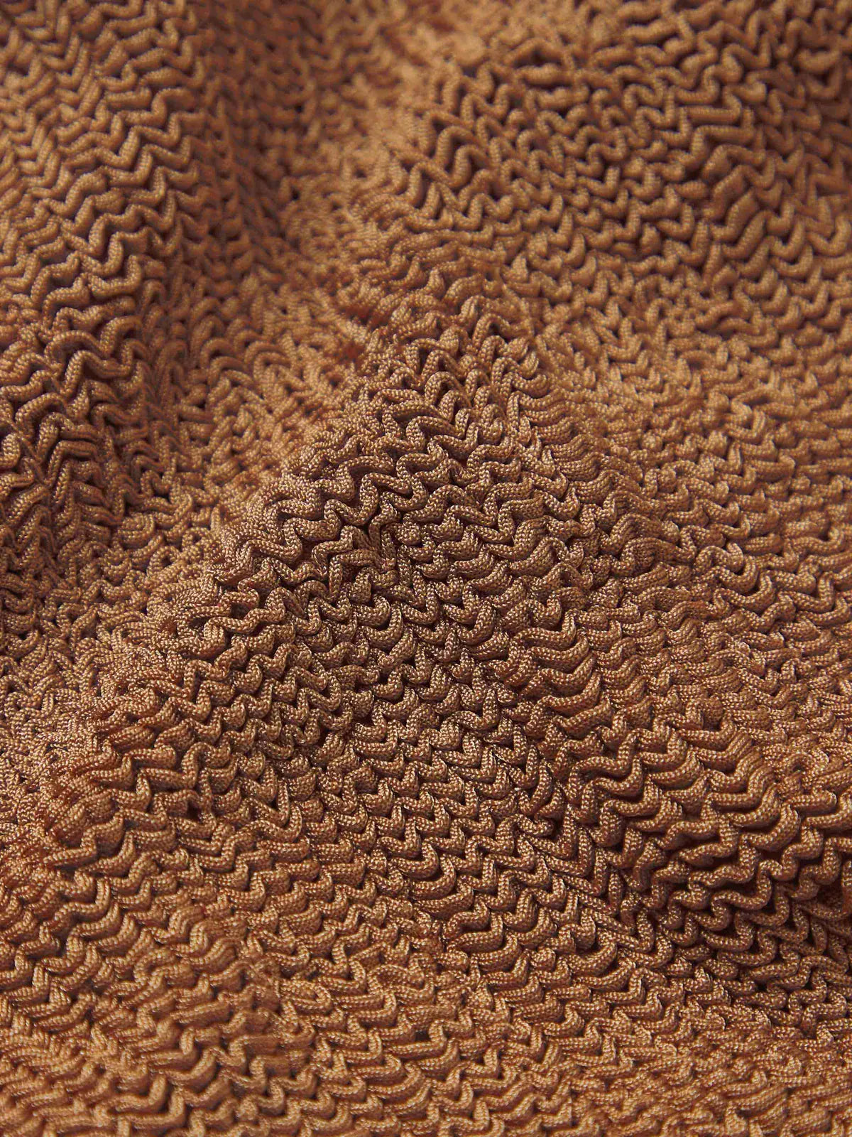 Square Neck Swim Metallic Cocoa