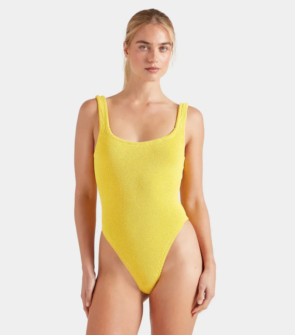 Square Neck Swim Sunflower