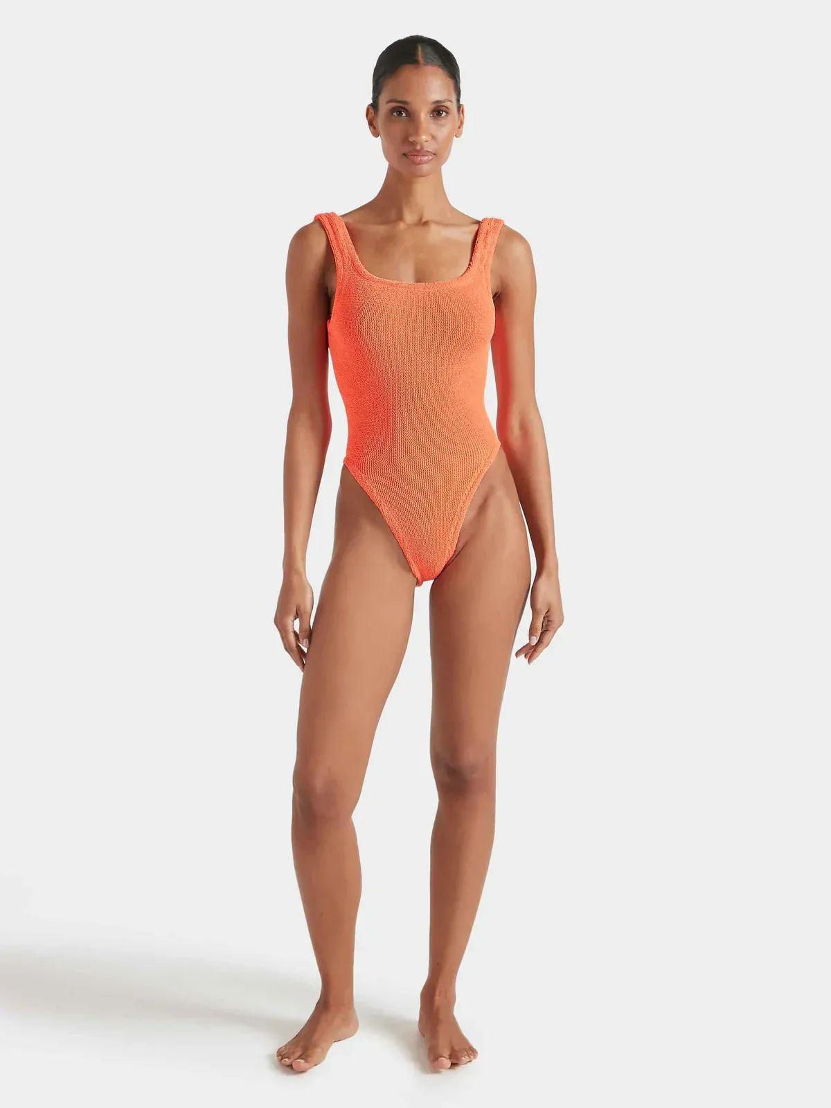Square Neck Swim Orange
