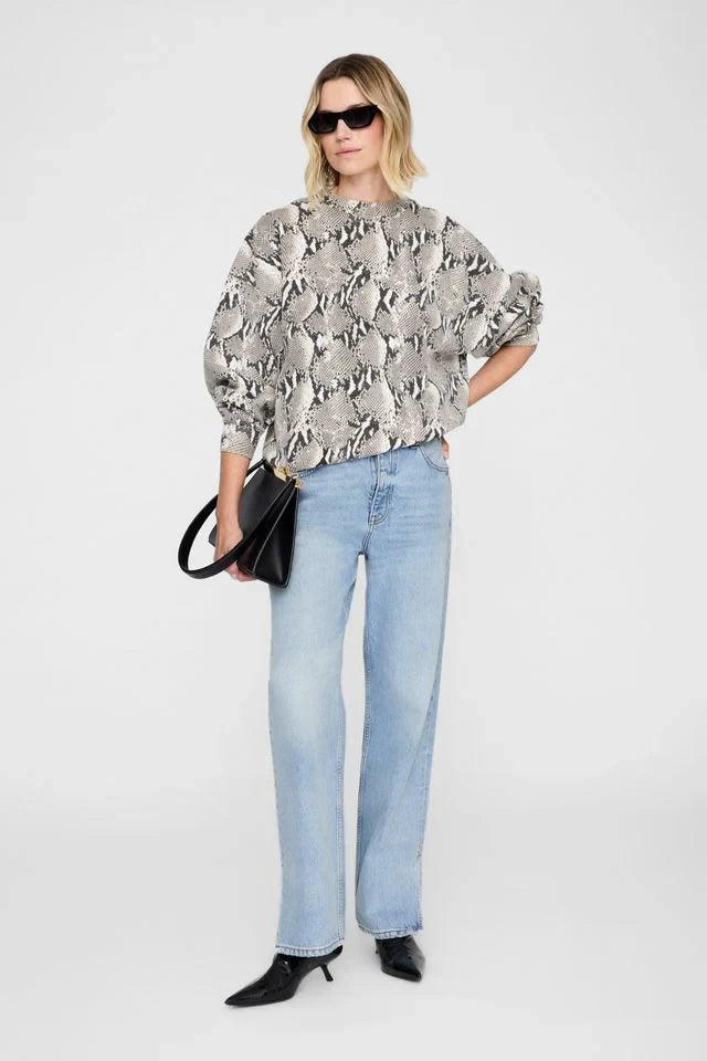 Miles Sweatshirt Washed Python