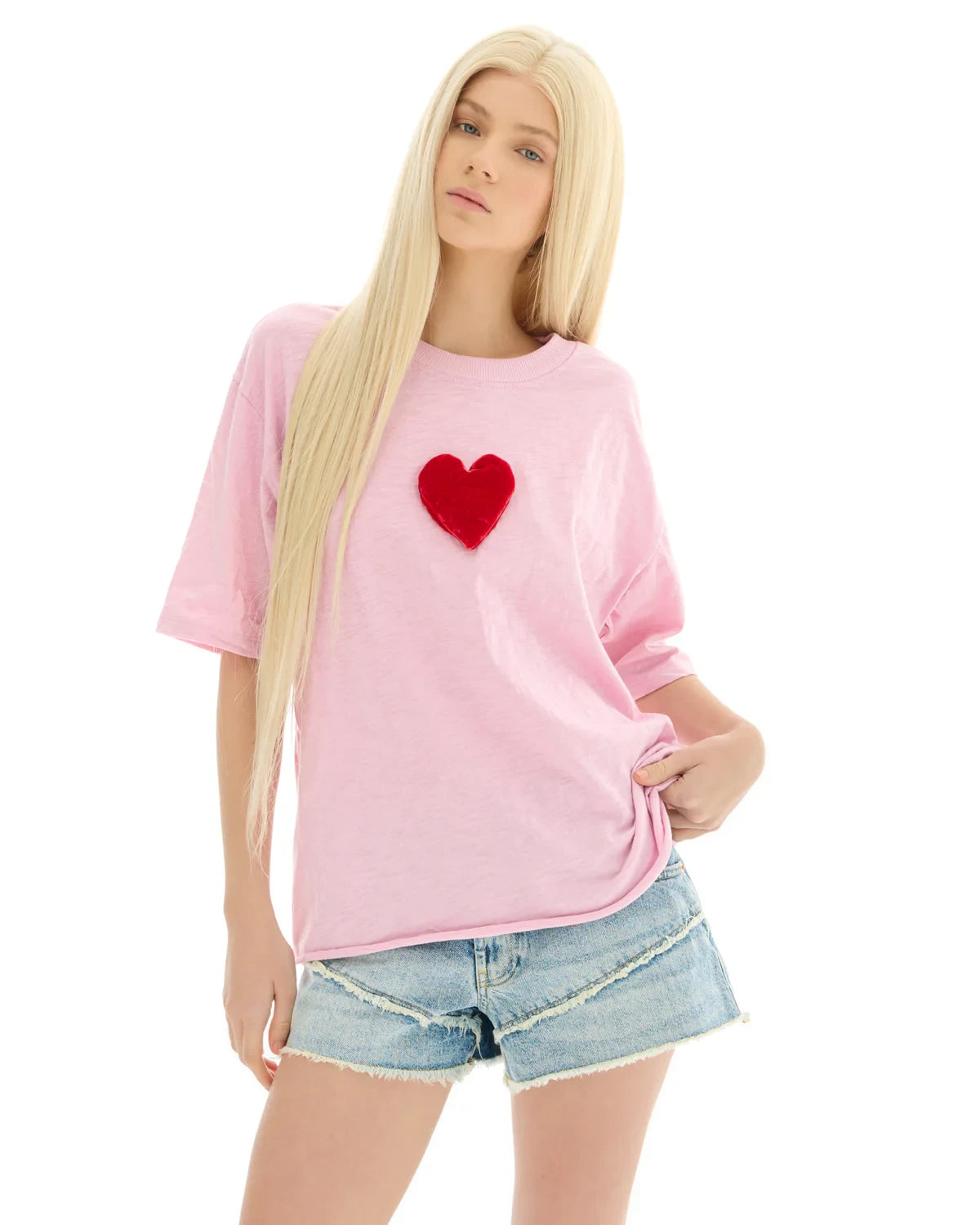 We Love Velvet Heart Tee