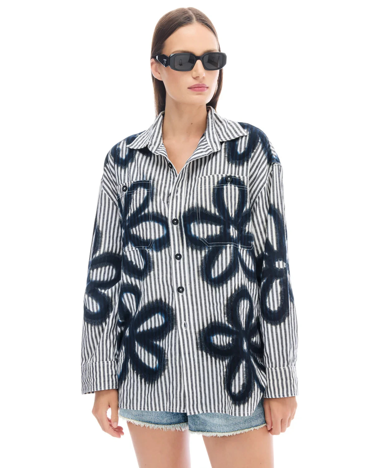 Hand Spray Flower Shirt