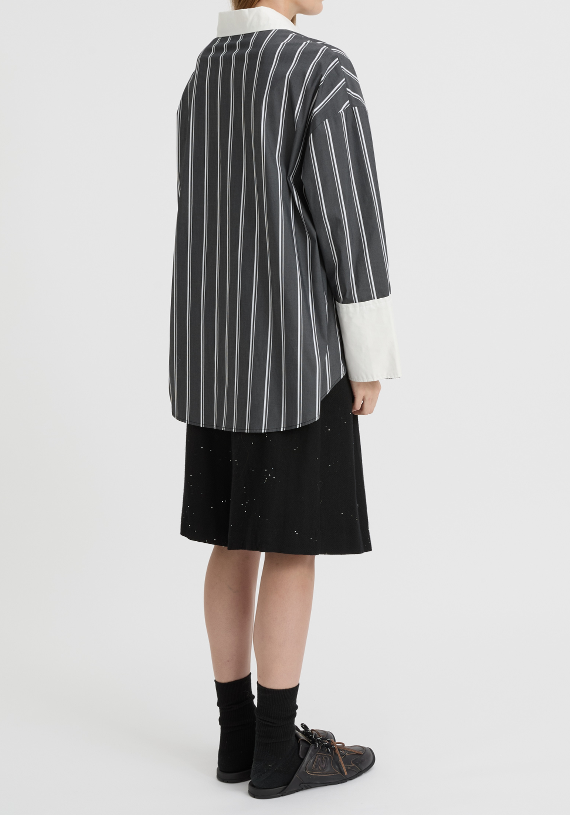 OPAL SHIRT BLACK STRIPE