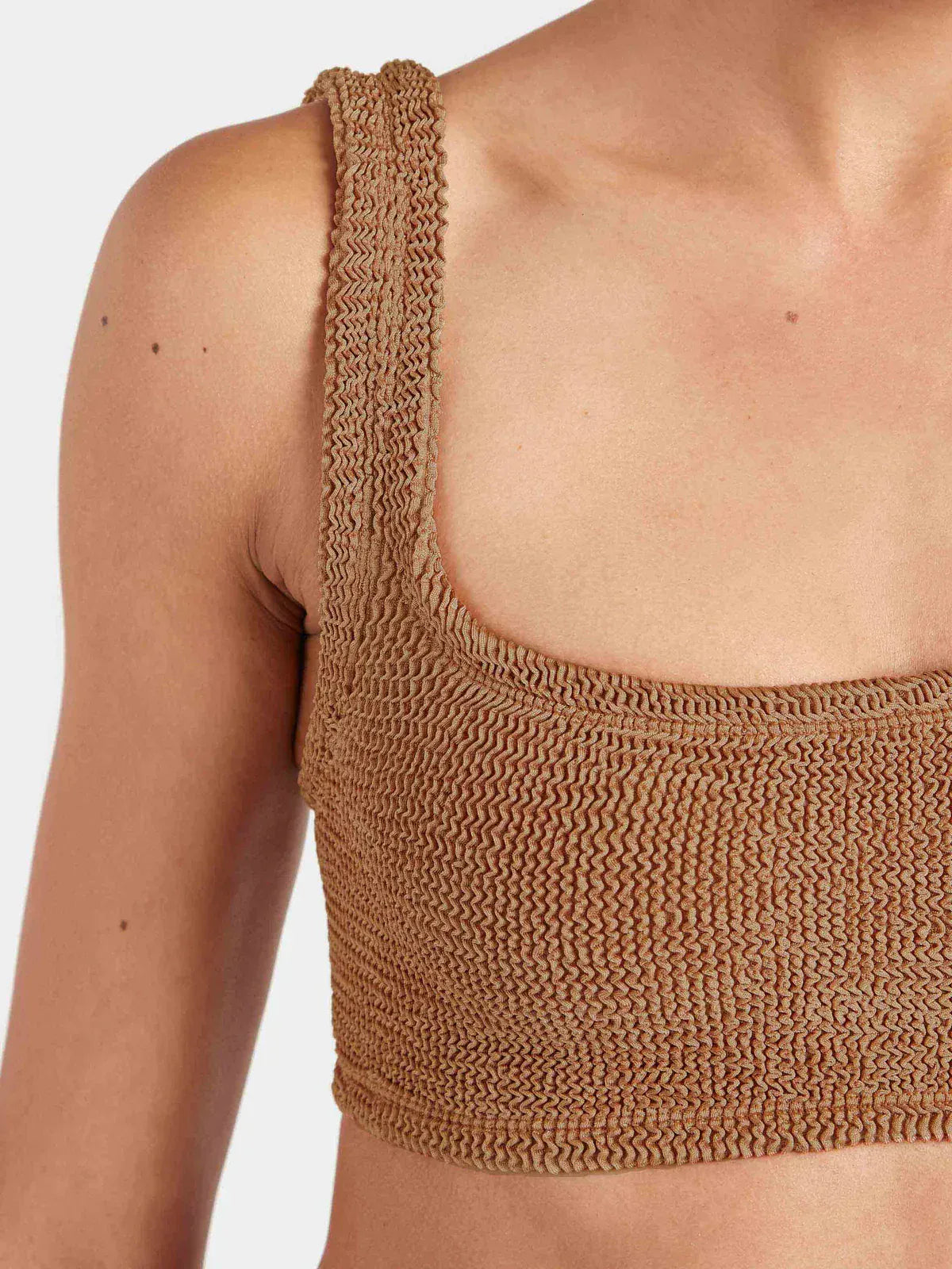 Xandra Bikini Metallic Cocoa