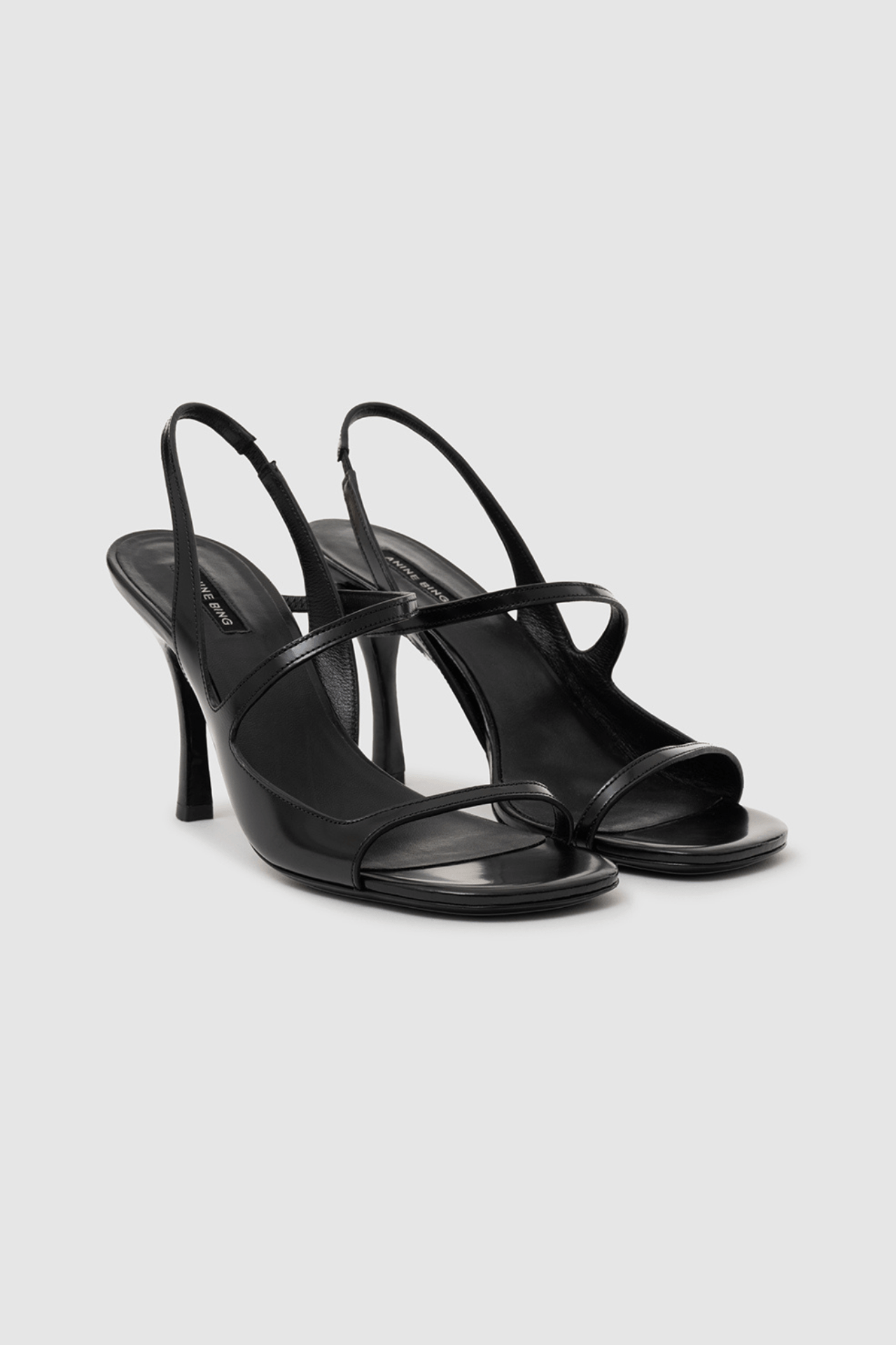 Anine Bing Iva Sandal Smooth Black