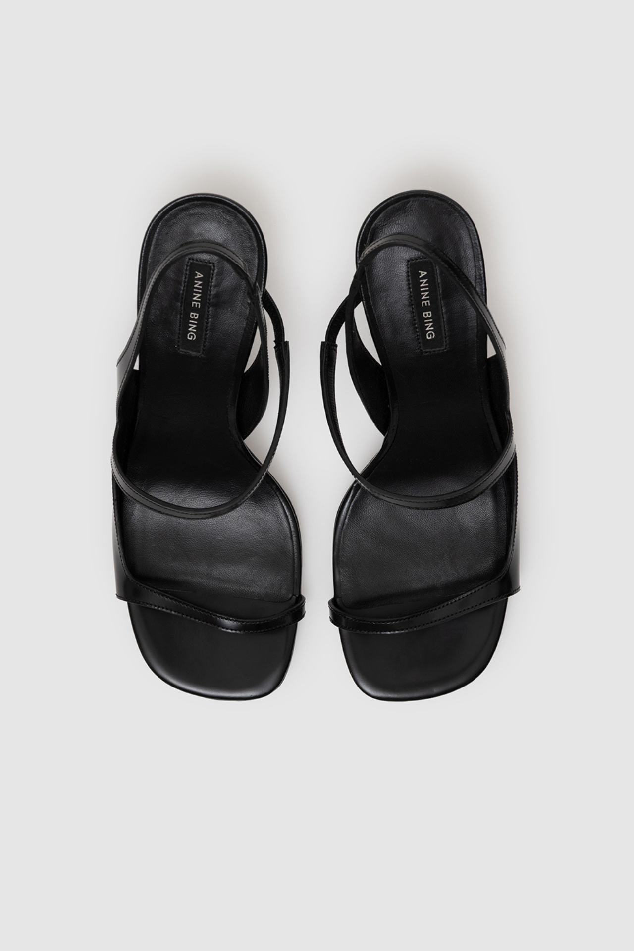 Anine Bing Iva Sandal Smooth Black