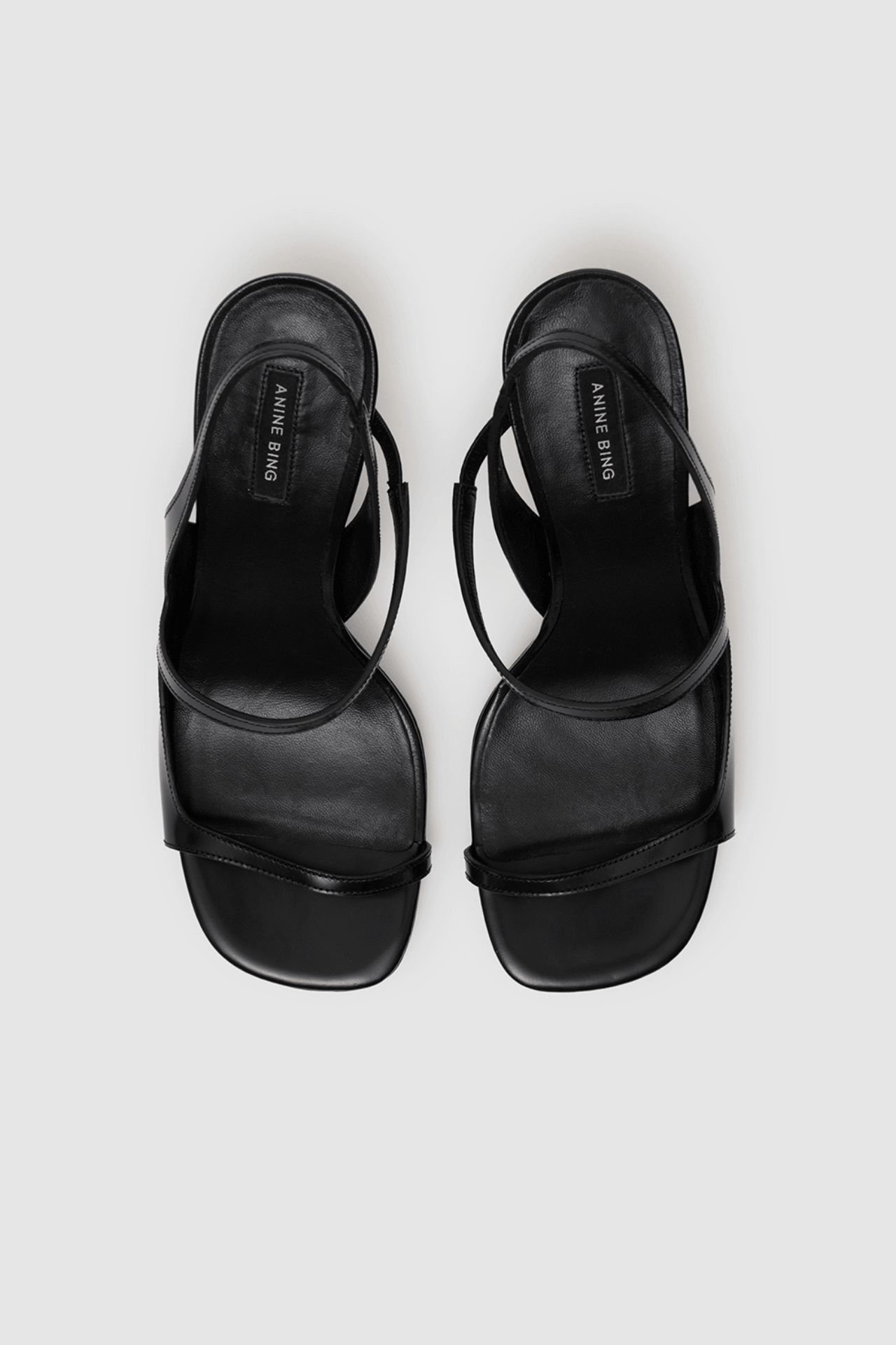 Anine Bing Iva Sandal Smooth Black
