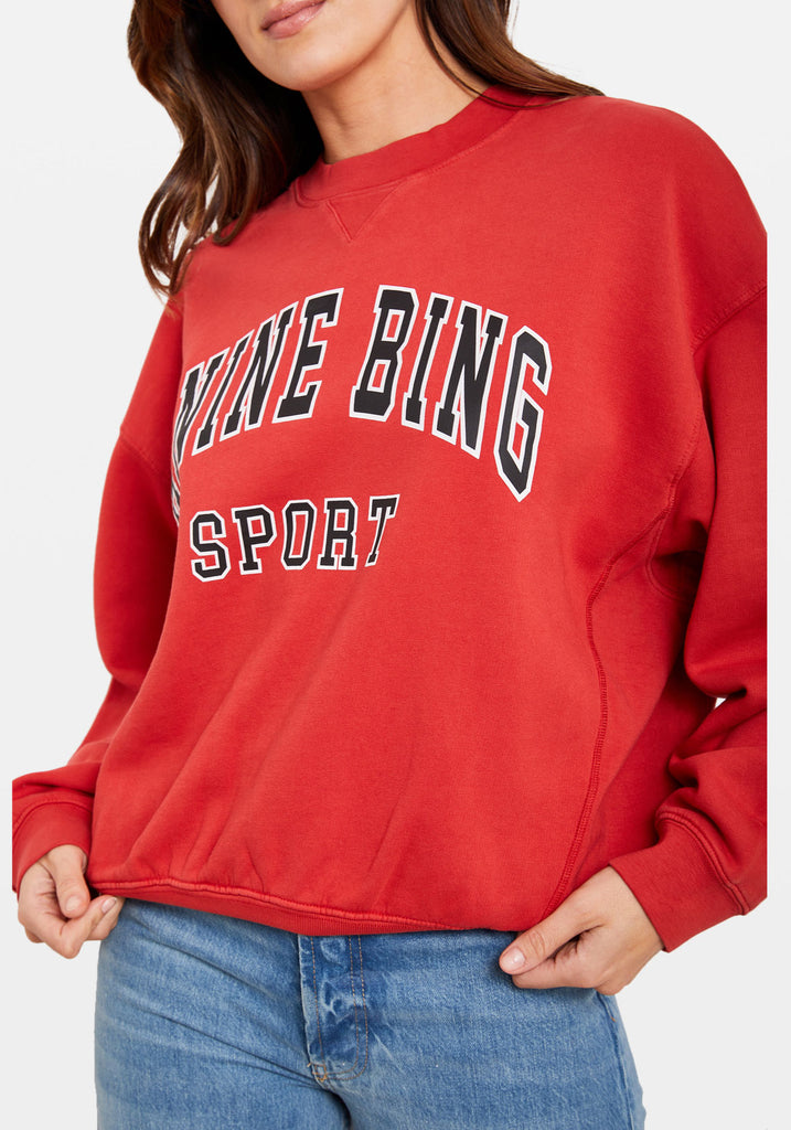 JACI SWEATSHIRT ANINE BING RED Anine Bing Tuchuzy