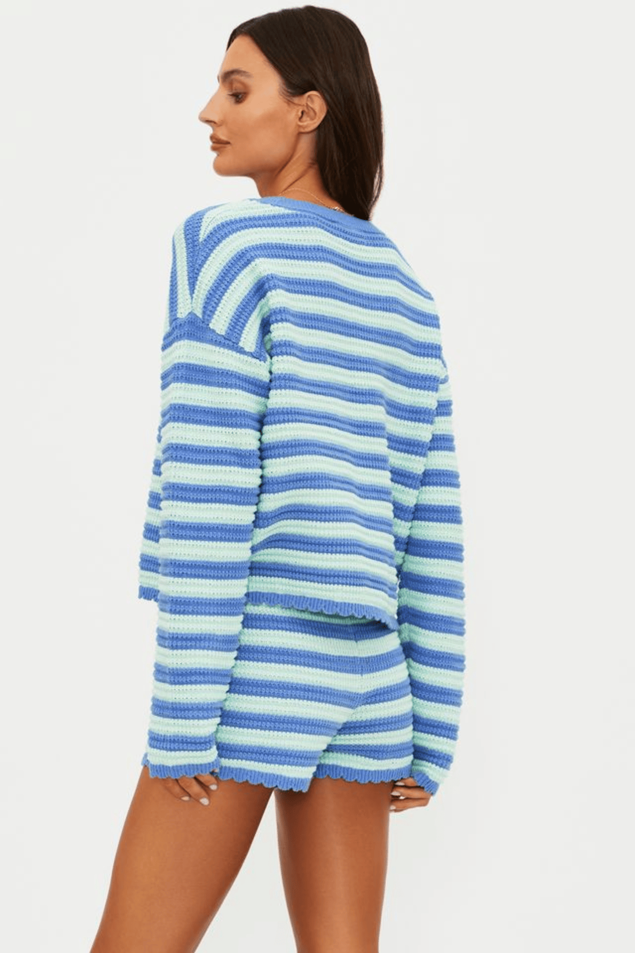 Beach Riot Beach Sweater Sea Stripe