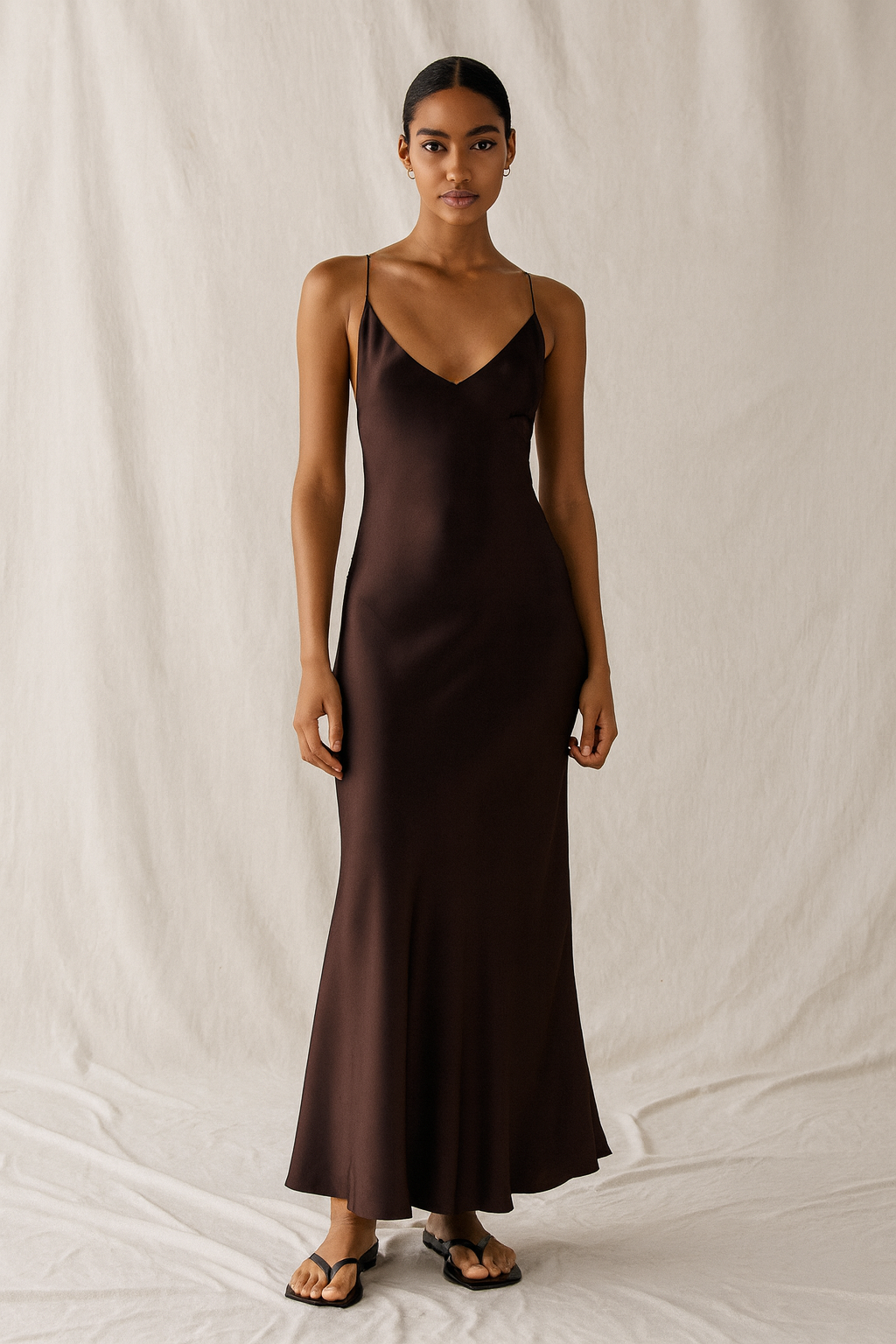 Laurel Dress Deep Brown