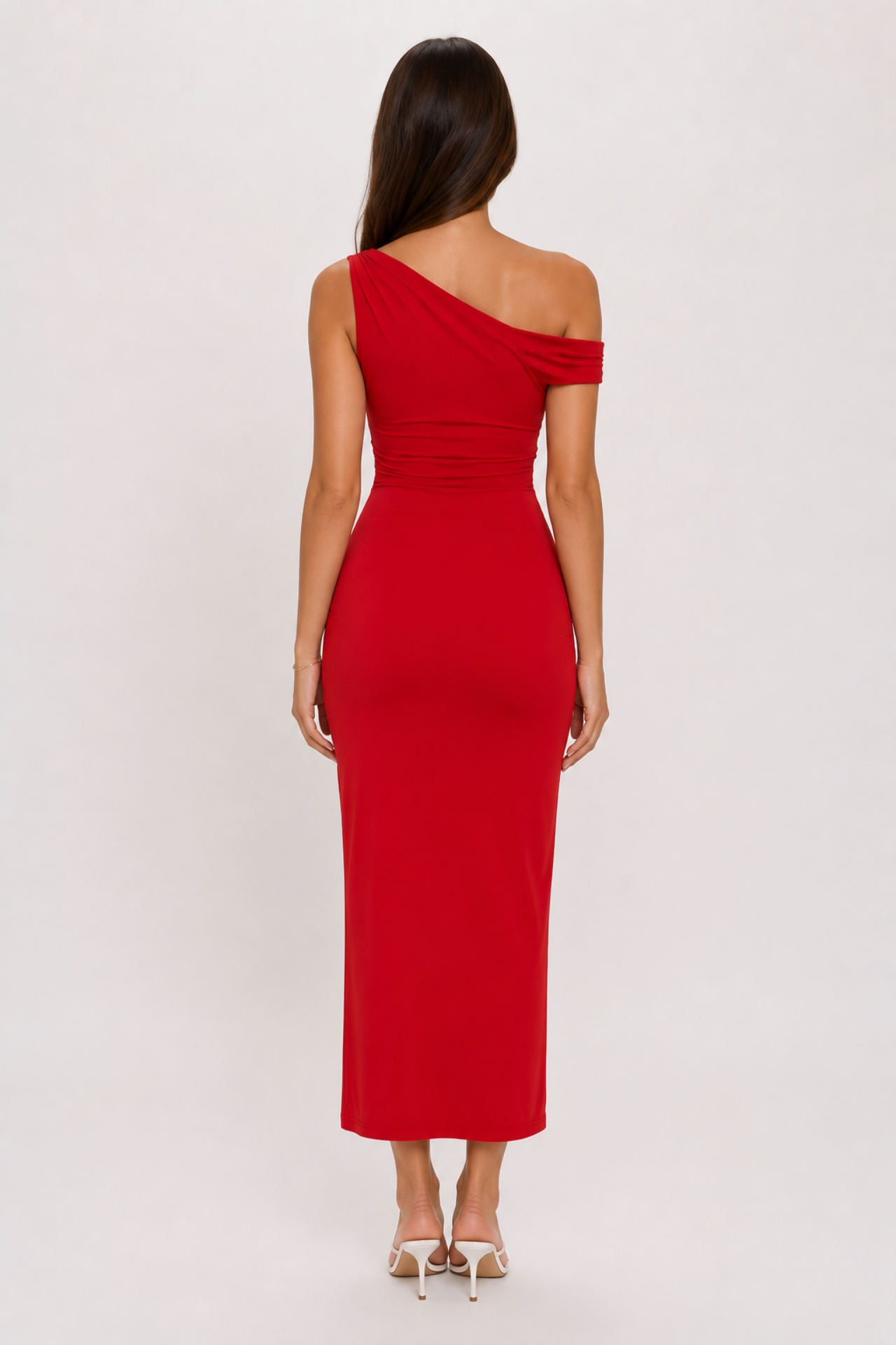 Chosen By Tuchuzy Chilli Twist Midi Dress