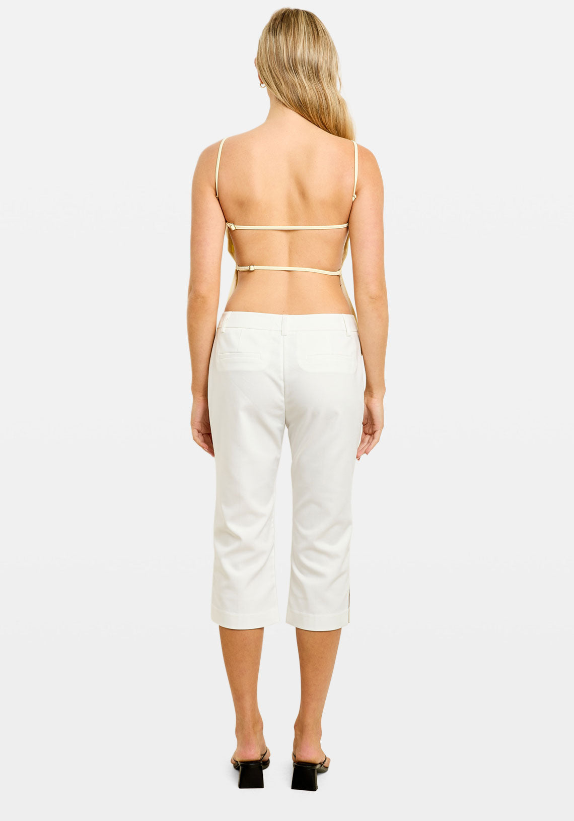 Aisha Crepe Top Butter