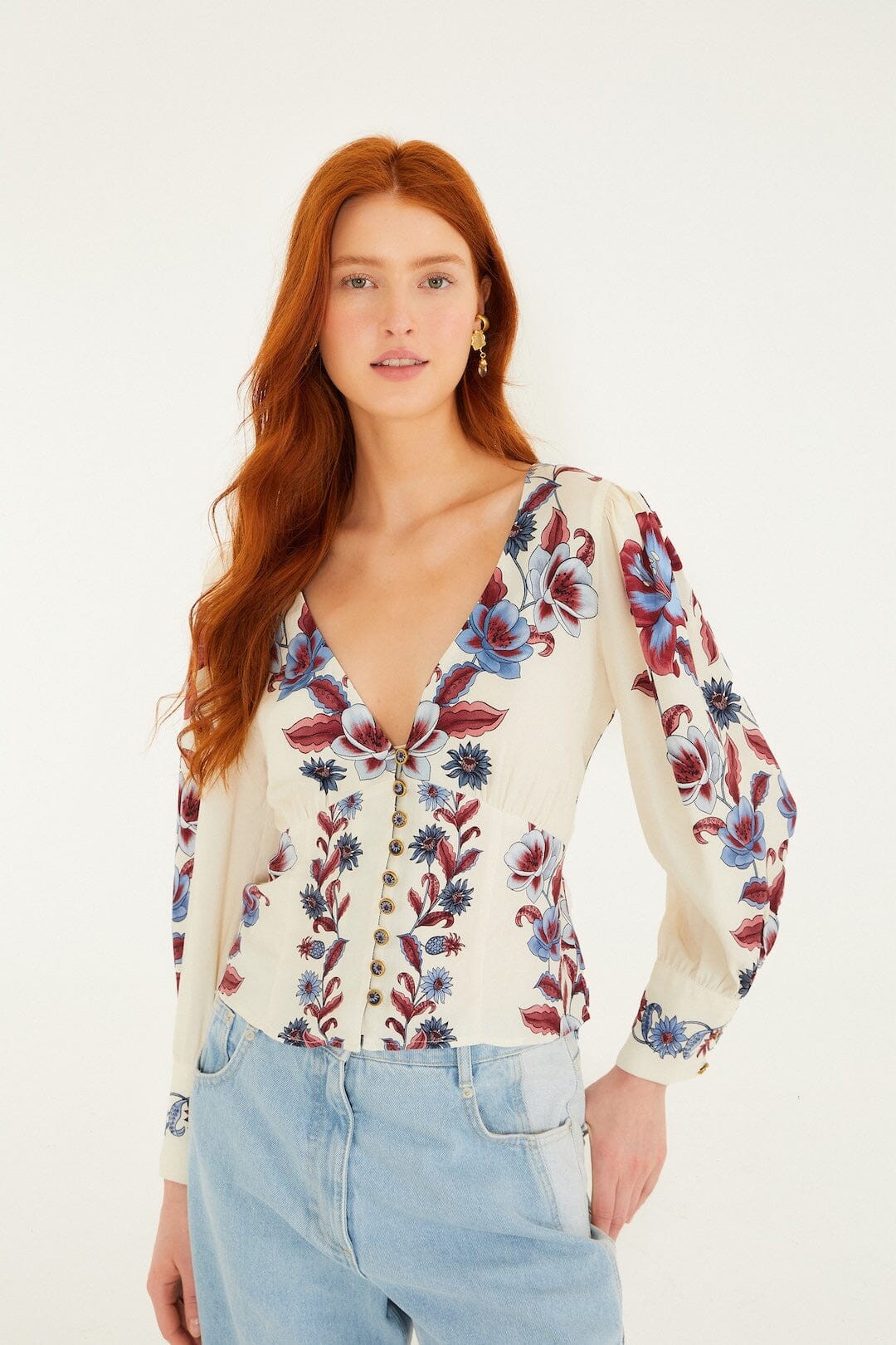 Malu Winter White Blouse