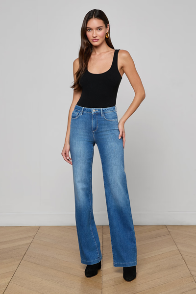 L'Agence Clayton Wide-Leg Jean Riverside