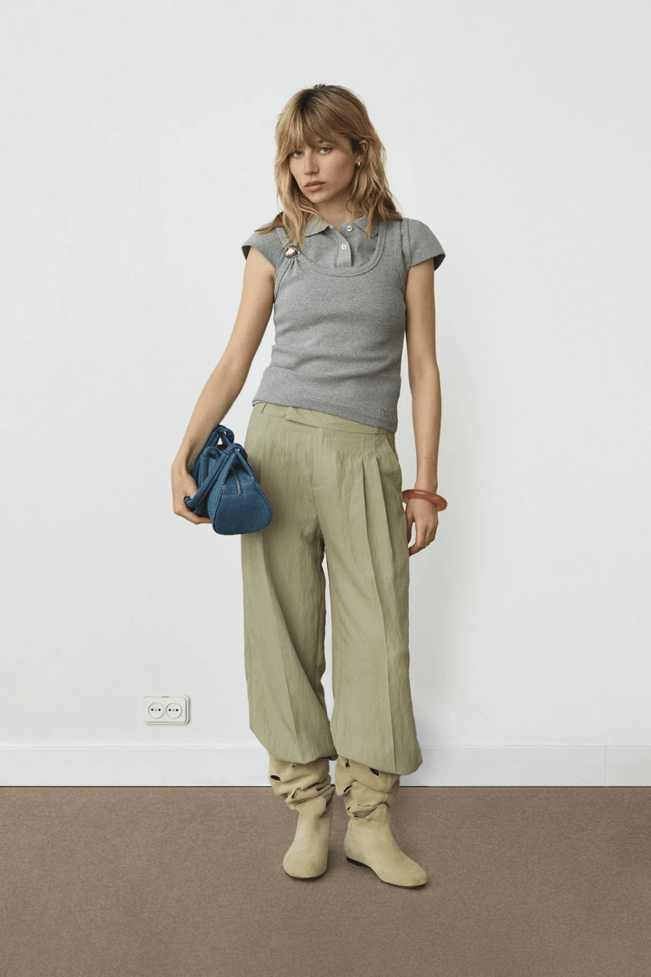 Laagam Eden Grey Tank Top Grey