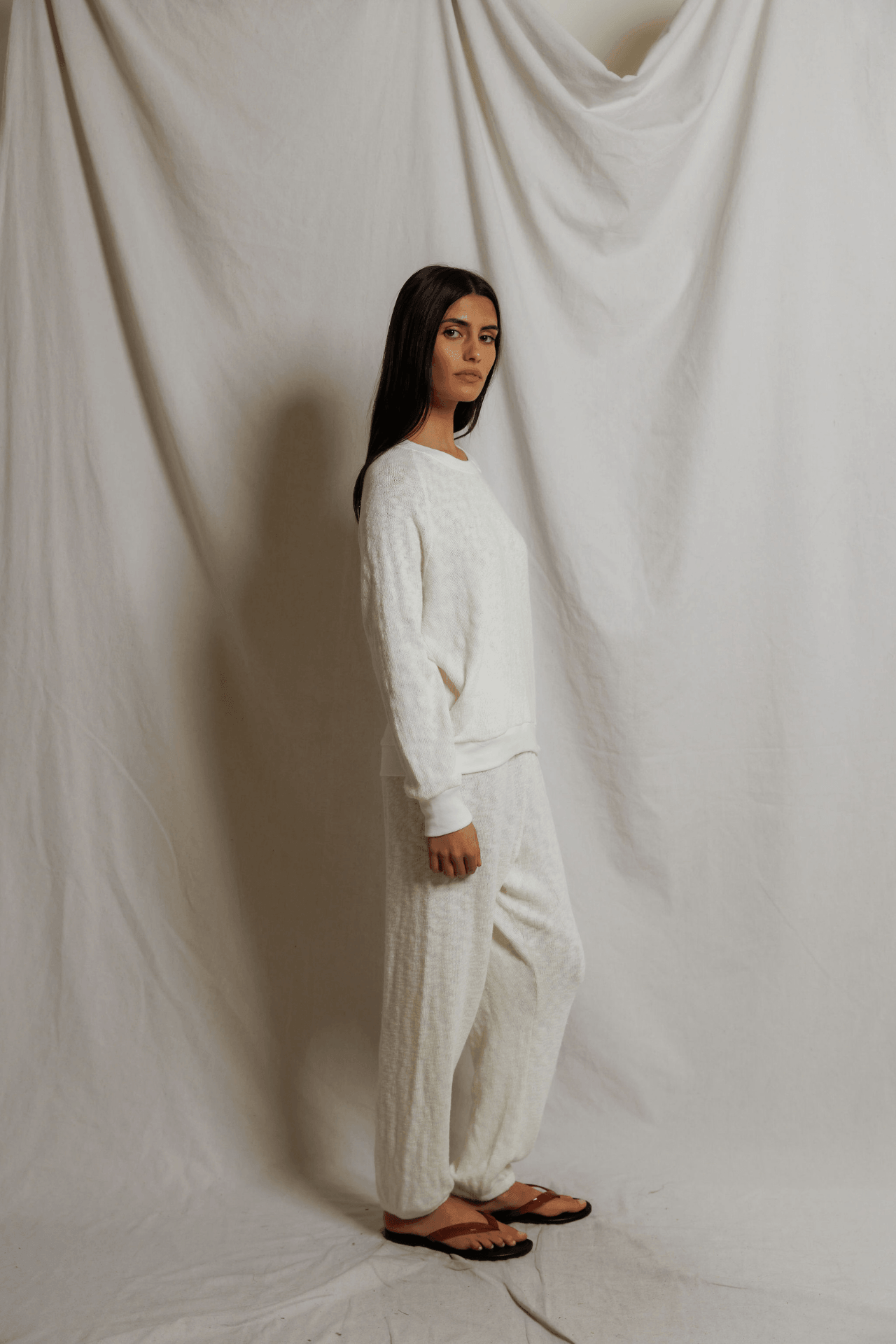 Perfectwhitetee Keanu Raglan Sweatpant Natural
