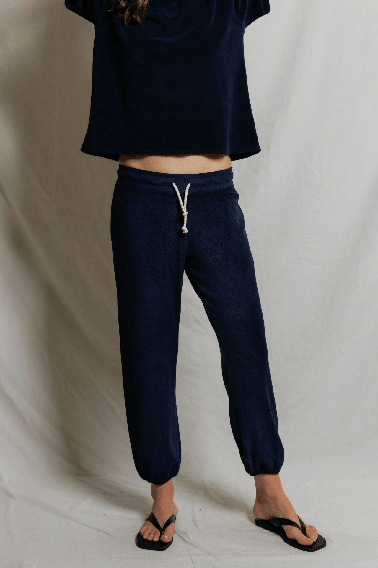 Perfectwhitetee Gogo Loop Terry Jogger Navy