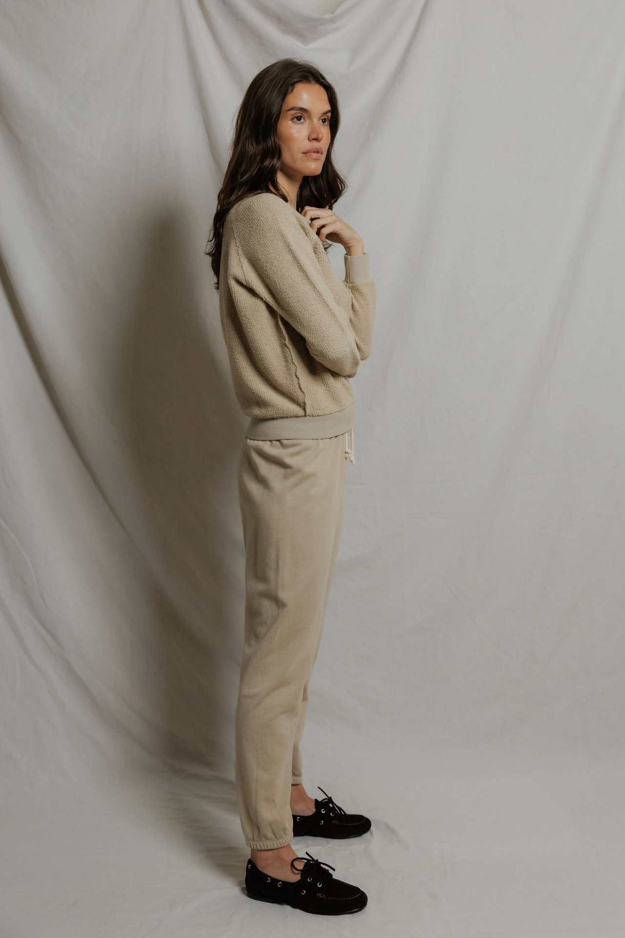 Perfectwhitetee Johnny French Terry Sweatpant Driftwood