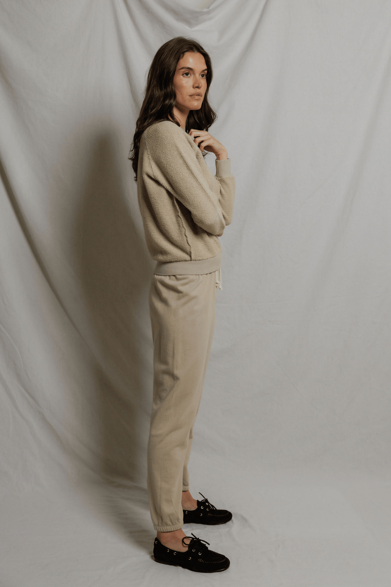 Perfectwhitetee Johnny French Terry Sweatpant Driftwood