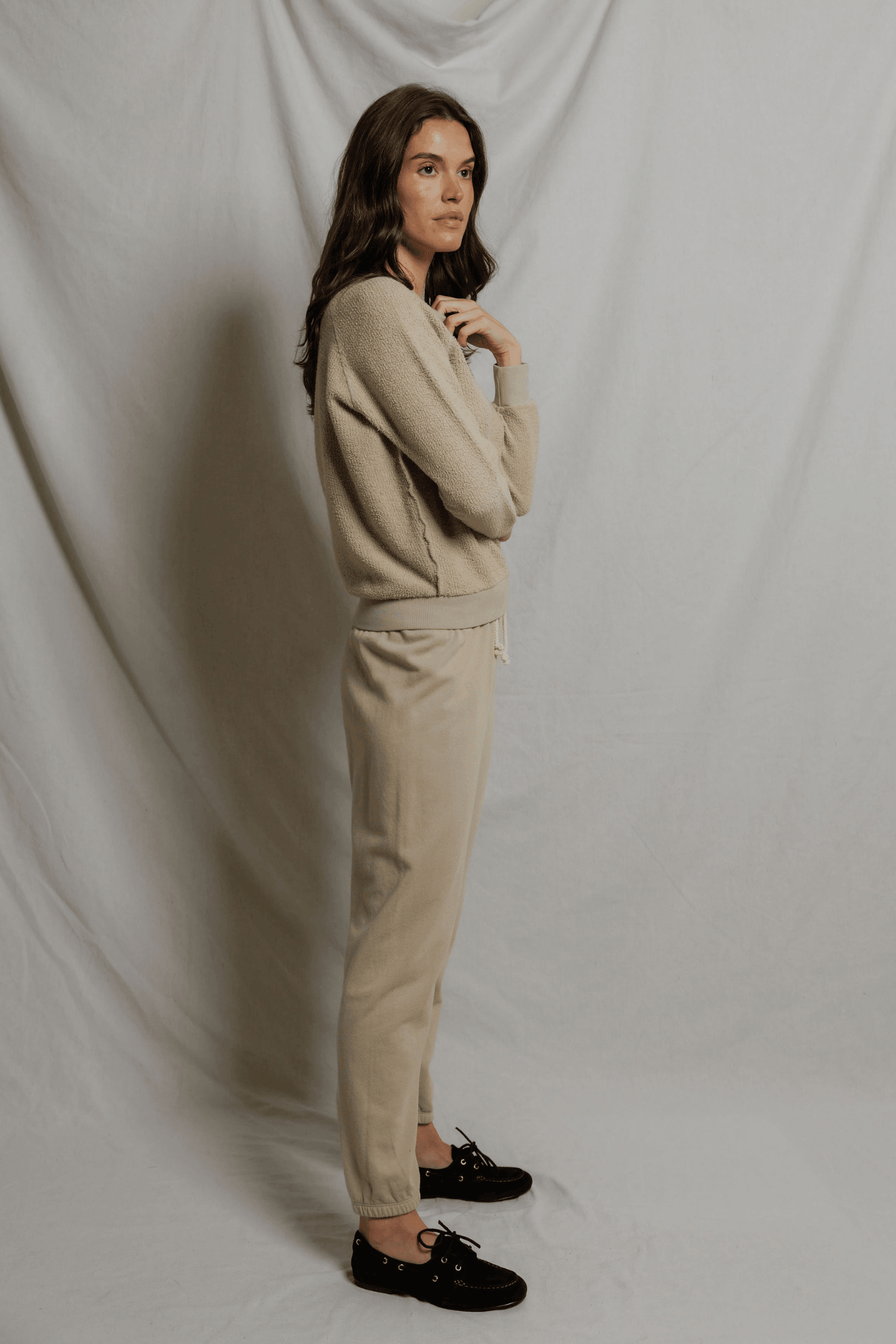 Perfectwhitetee Johnny French Terry Sweatpant Driftwood