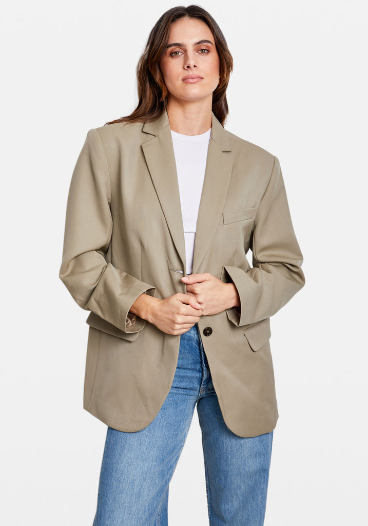 QUINN BLAZER GREEN KHAKI Anine Bing Tuchuzy