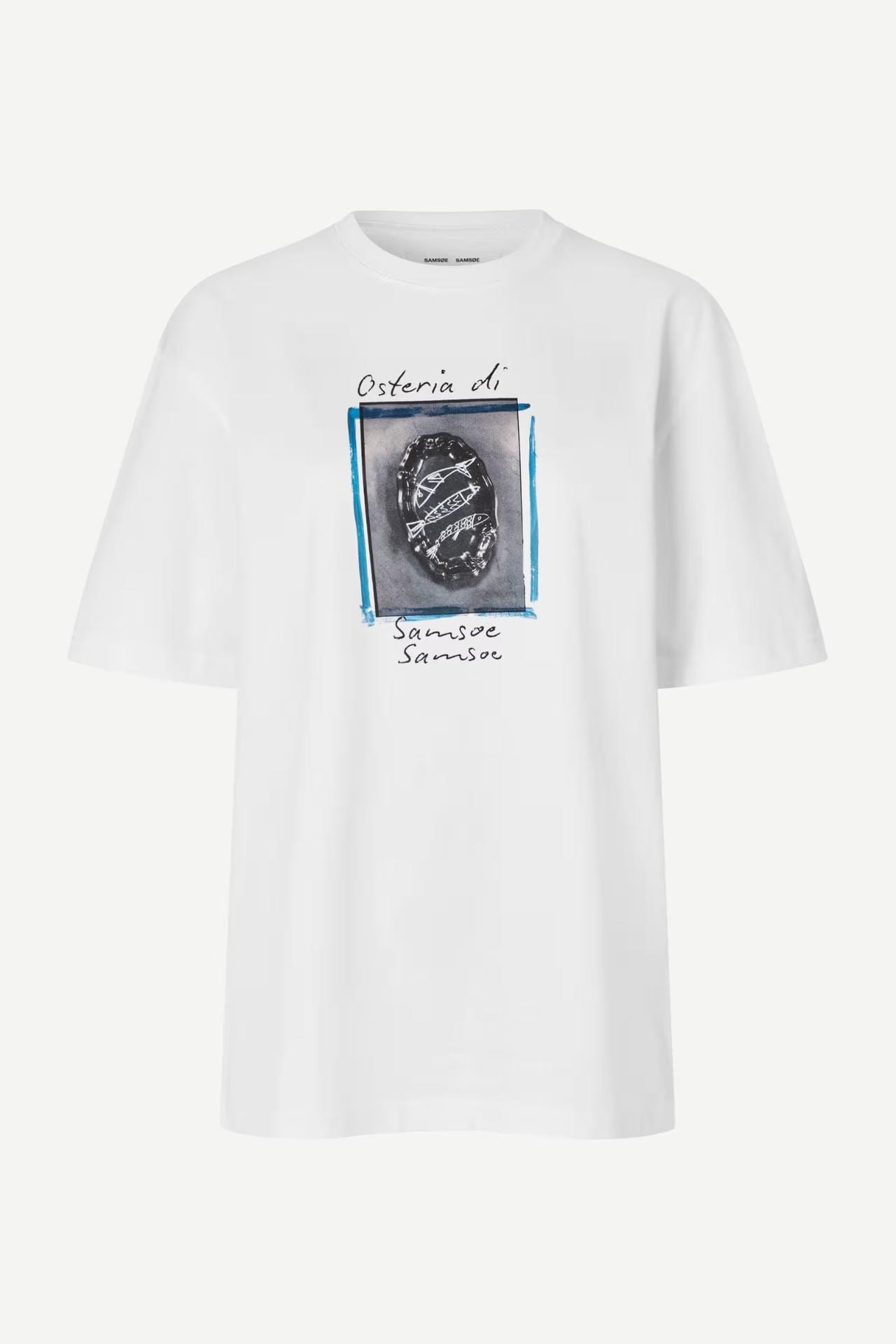 Samsøe Samsøe Sagergei T-Shirt White Osteria
