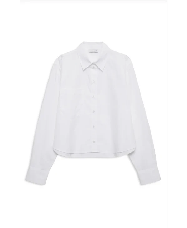 Essie Cropped Shirt White