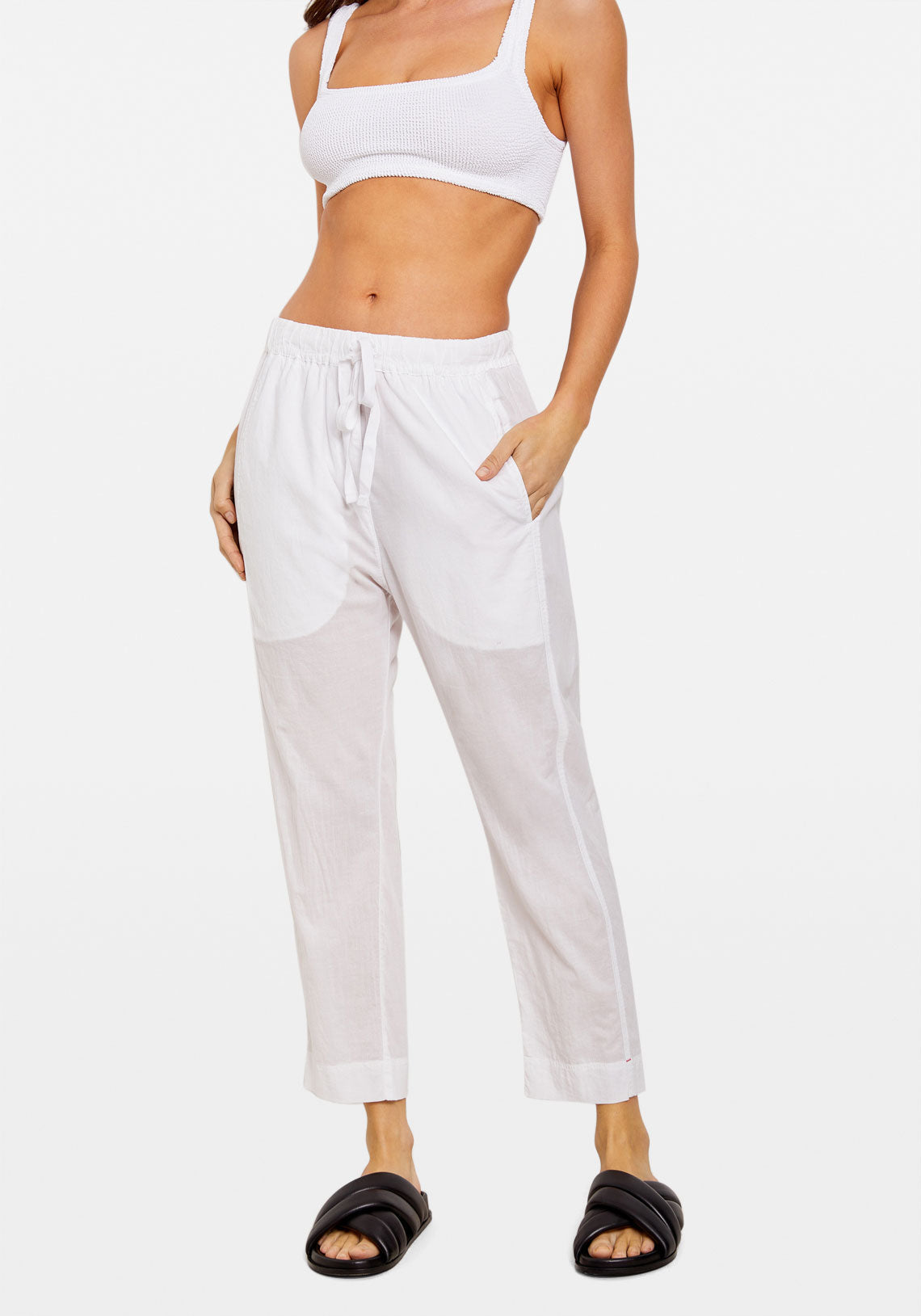Draper Pants White