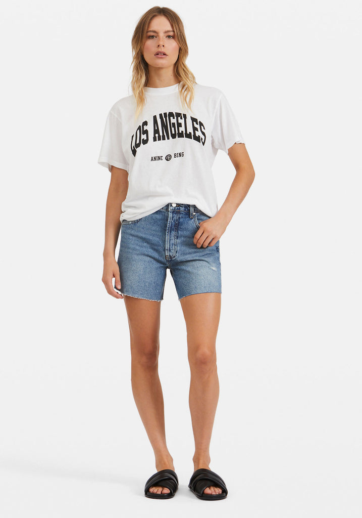 Lili Tee University Los Angeles White Anine Bing Tuchuzy