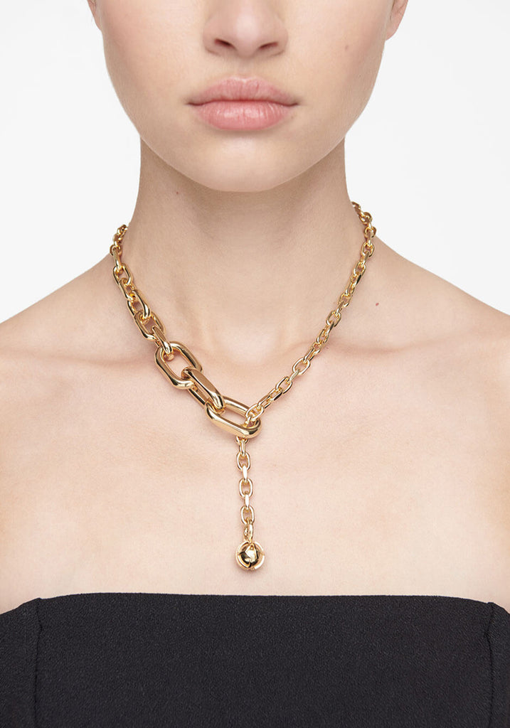 GRADUAL CHAIN NECKLACE Anine Bing Tuchuzy