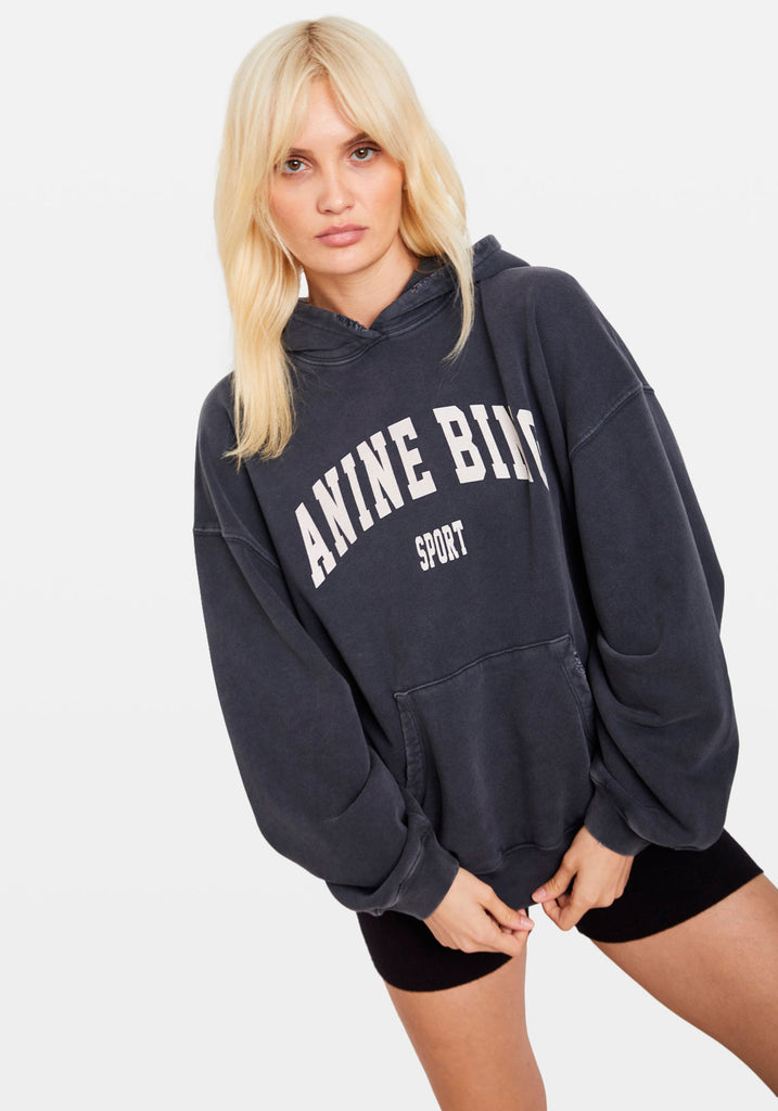 HARVEY SWEATSHIRT WASHED BLACK ANINE BING Tuchuzy