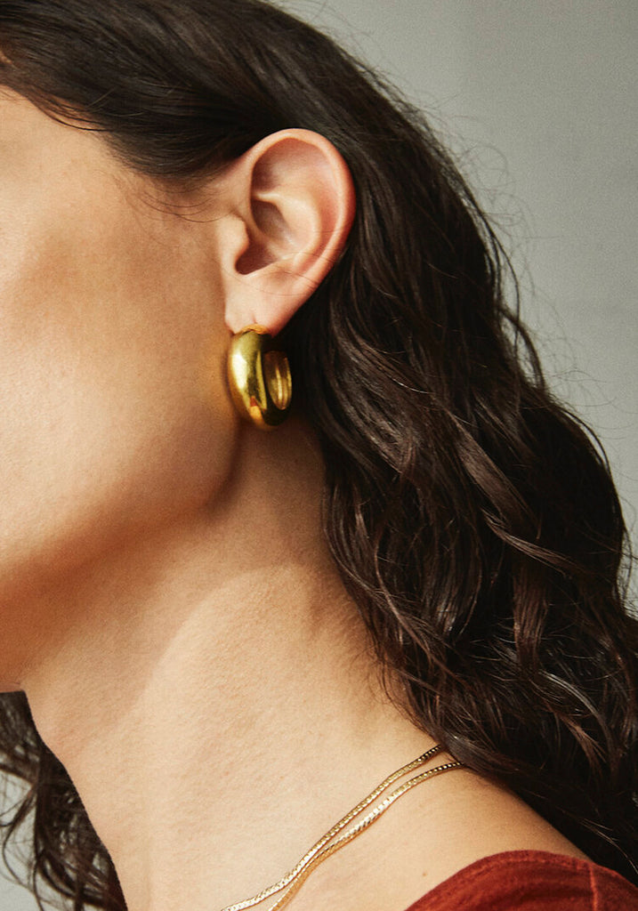 Laura lombardi hot sale hoop earrings