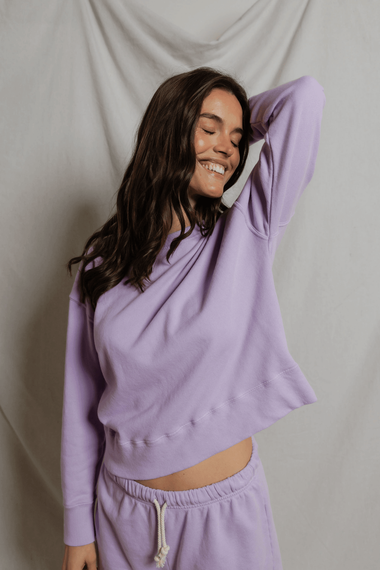 Perfectwhitetee Tyler Pullover Sweatshirt - elevated LA basics at Tuchuzy