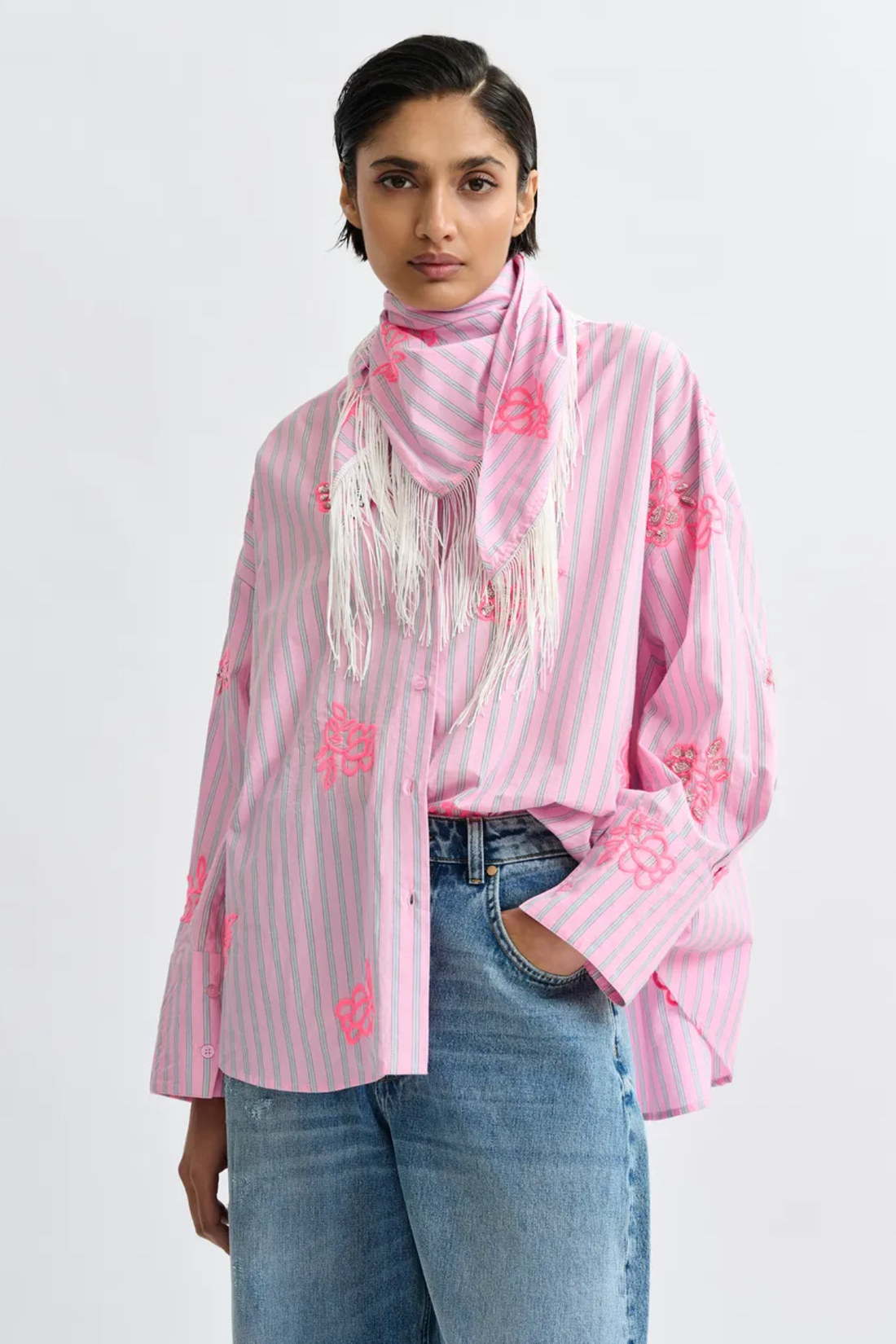 Essentiel Antwerp Jalinki Shirt In Pink