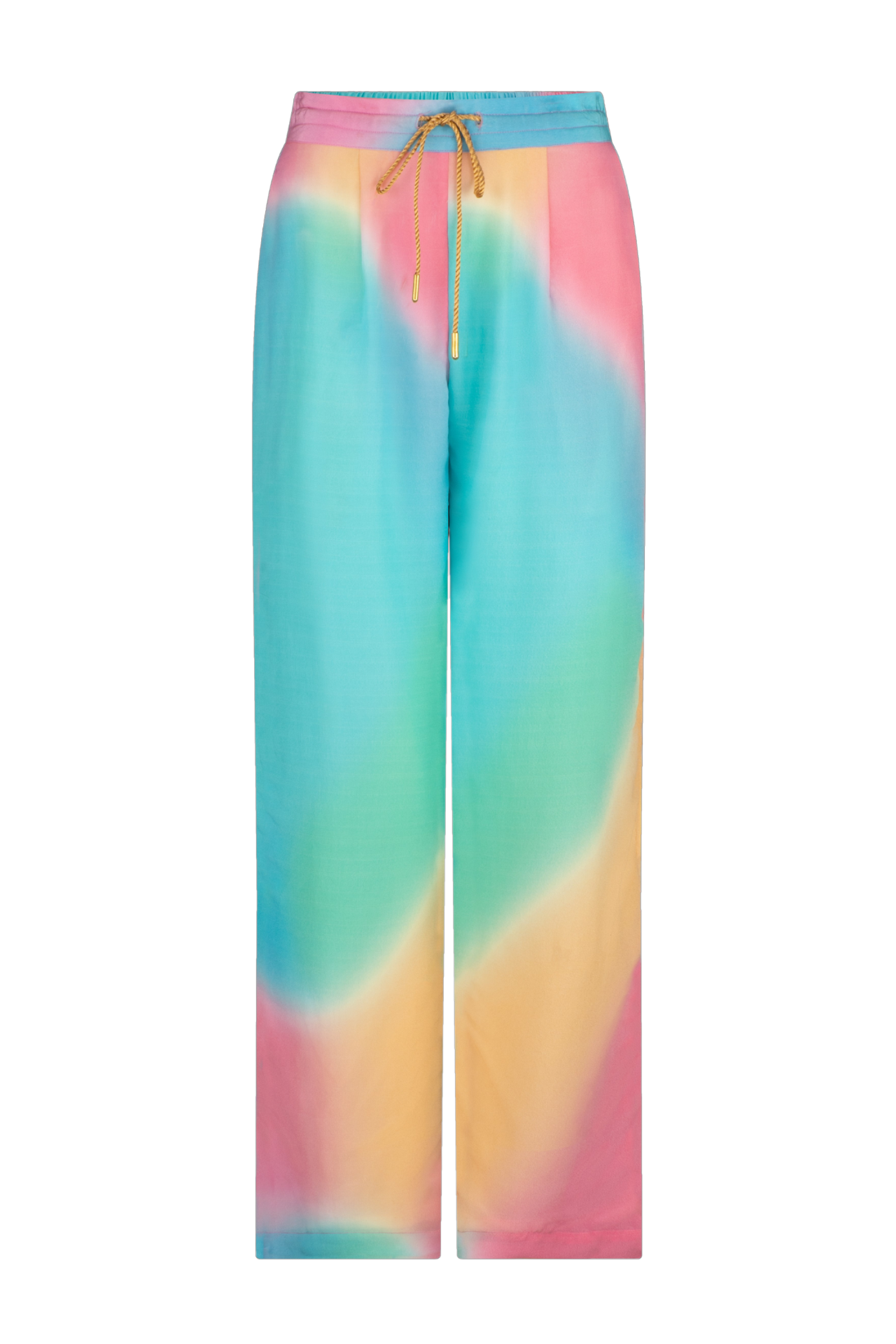 Xo Silk Crepe Pants Rainbow