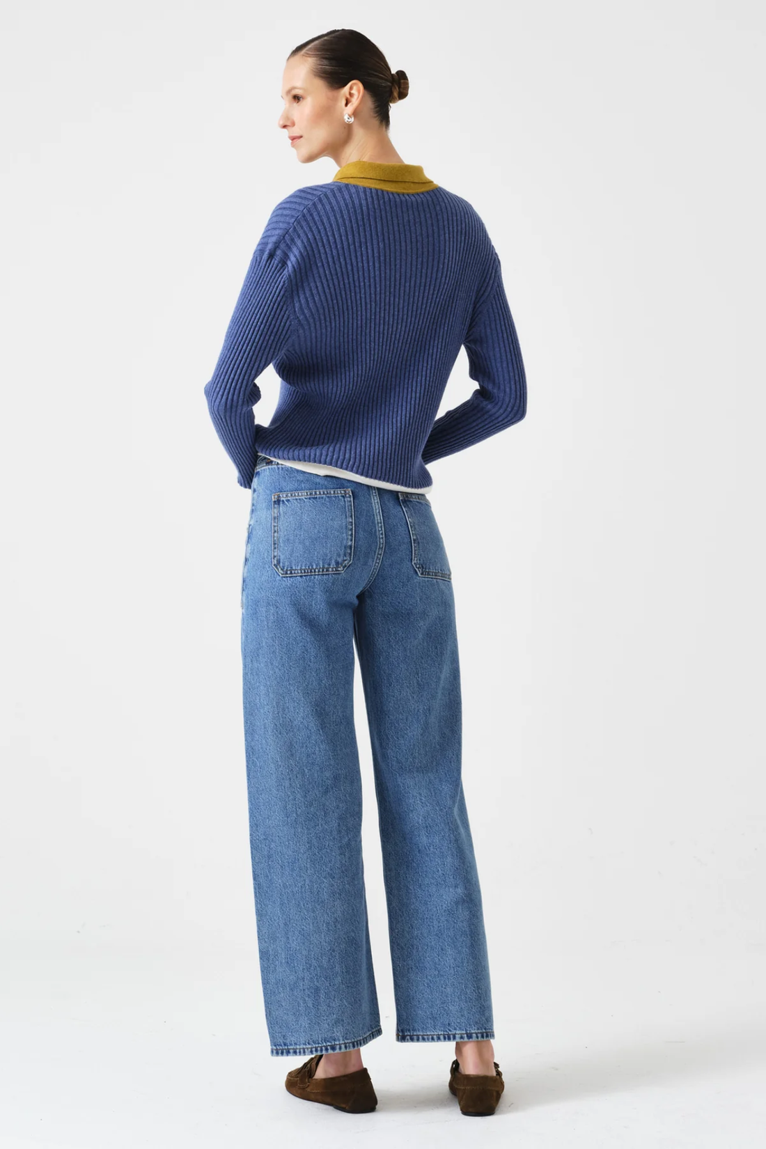 Seventy + Mochi Eden Cropped Jean In Newport