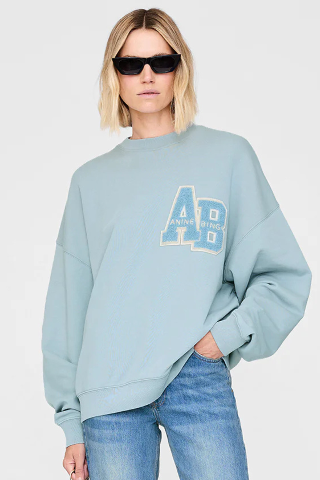 Miles Sweatshirt Pastel Blue
