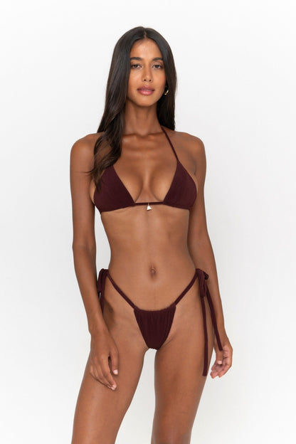 Birdie Bikini Bottoms Merlot