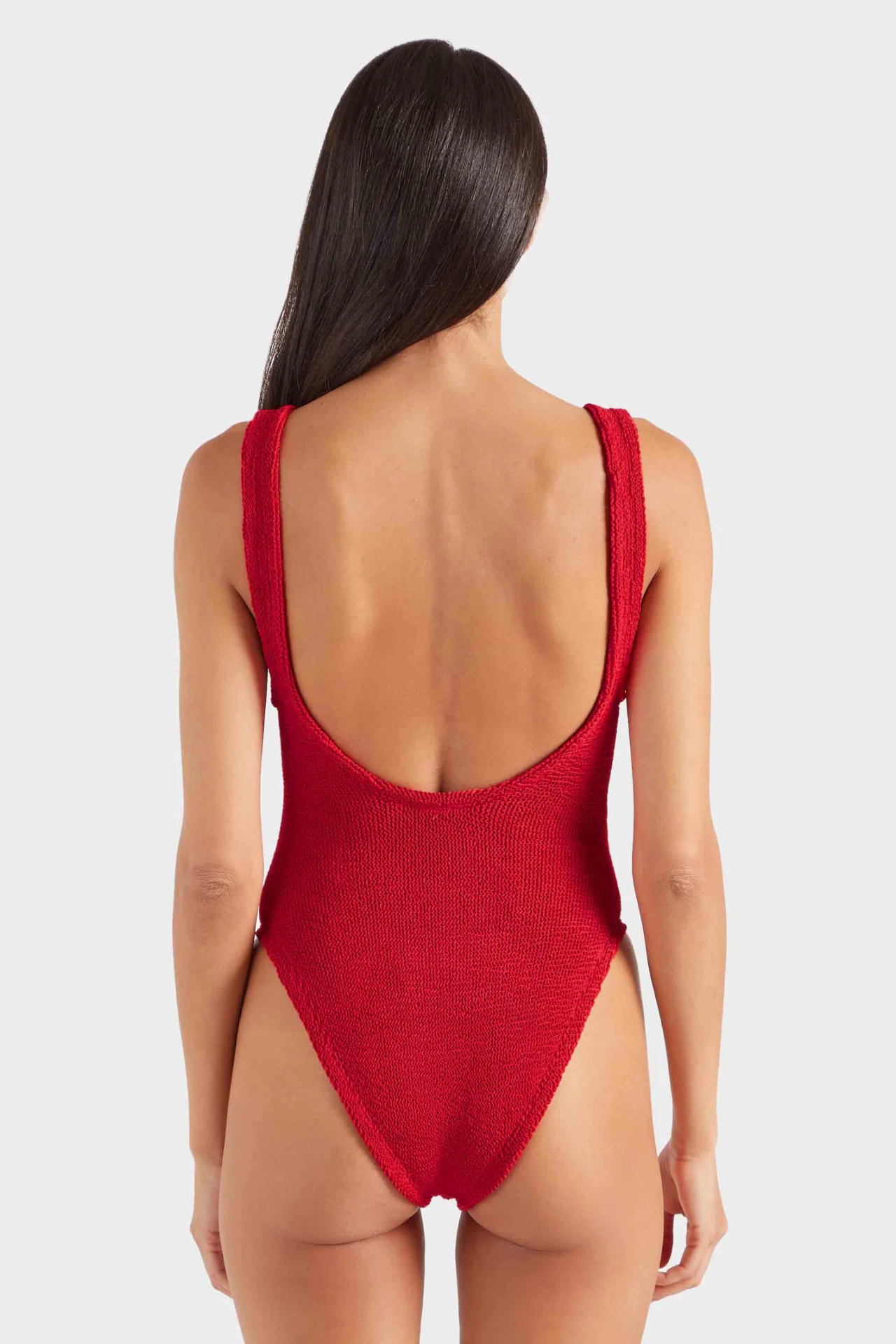 Domino Swim With Hoops Red