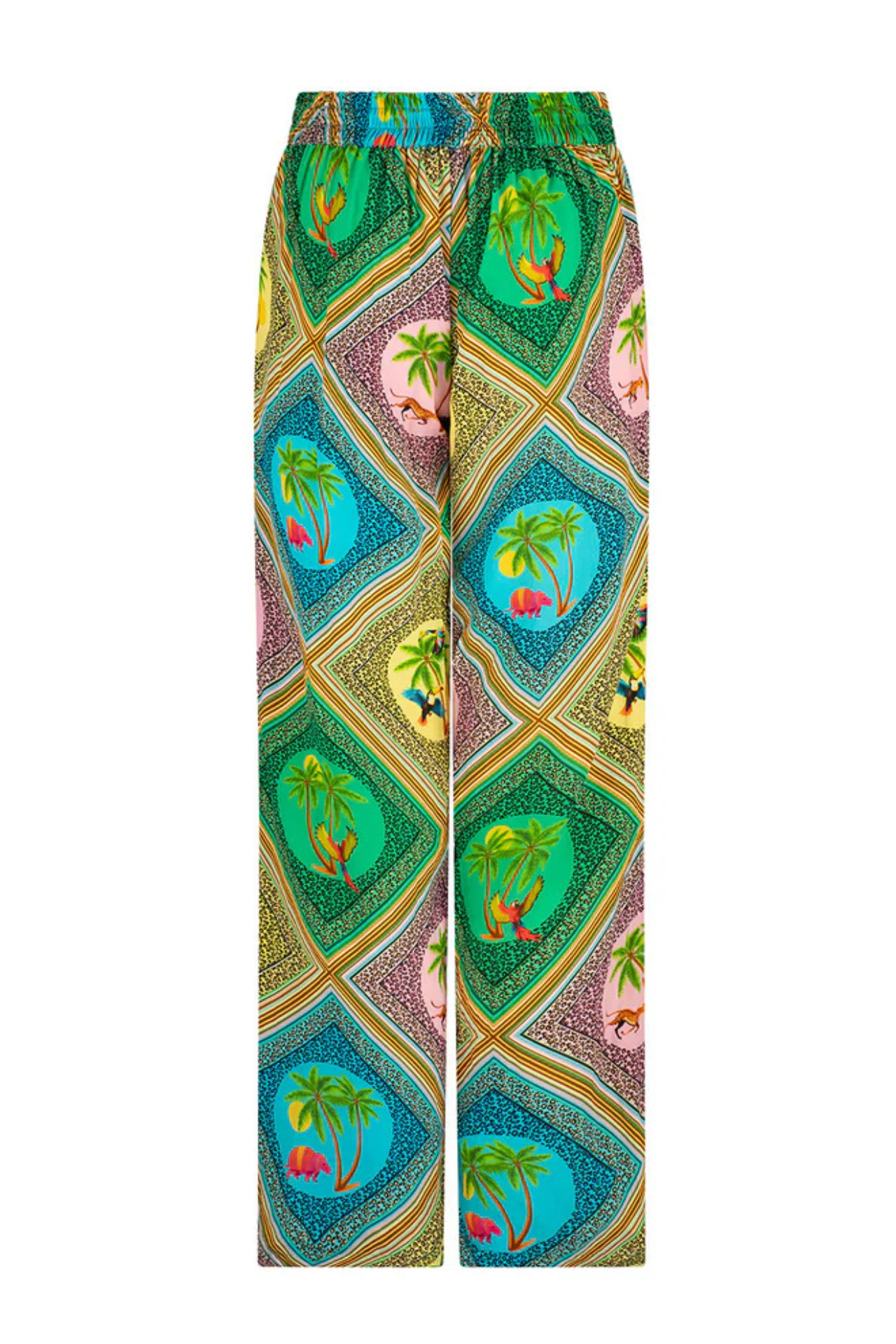 Xo Silk Crepe Pants Safari