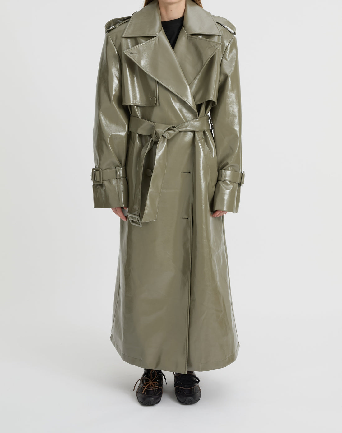 HAILEY TRENCH OLIVE